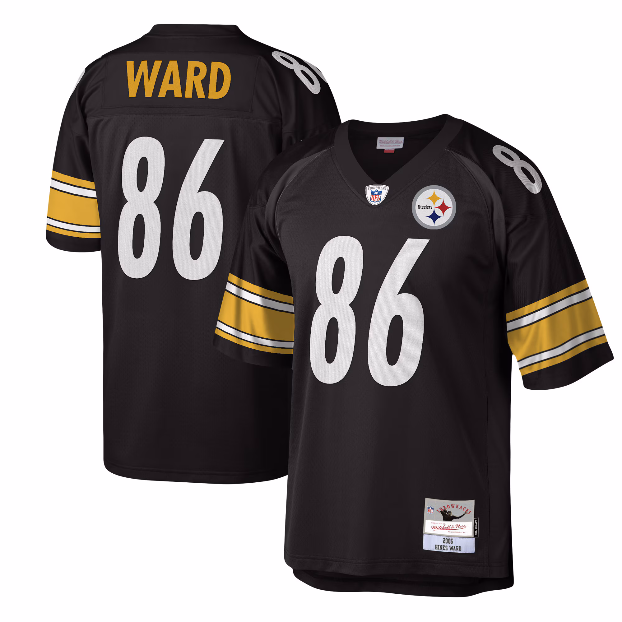 Hines Ward Pittsburgh Steelers Legacy Replica Jersey - Black