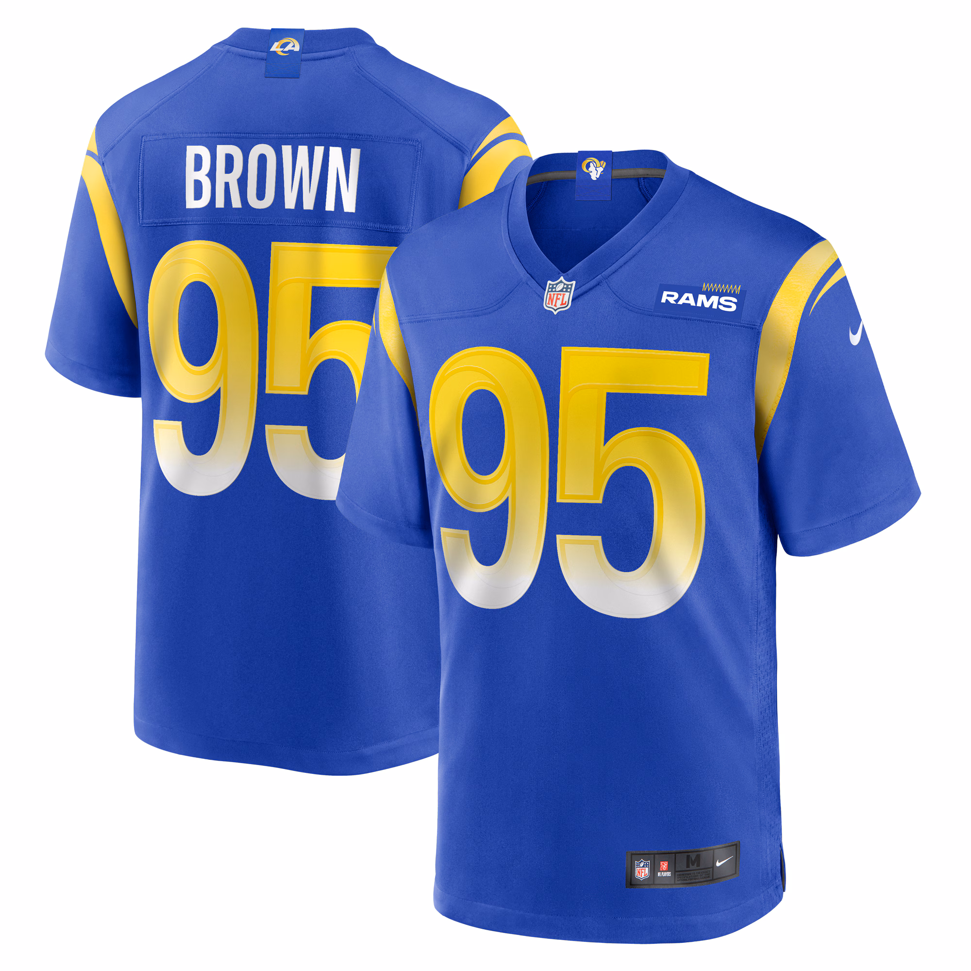 Bobby Brown III Los Angeles Rams Team Game Jersey -  Royal