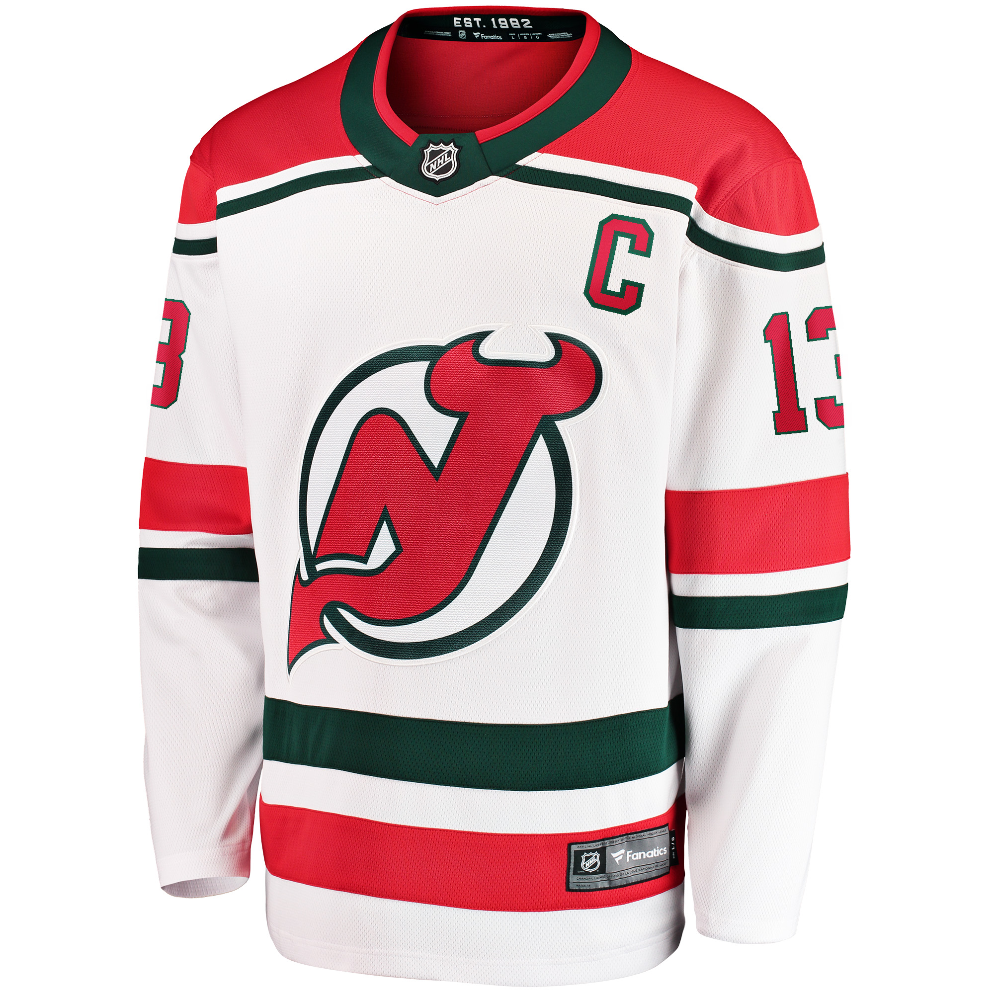Nico Hischier New Jersey Devils 2022/23 Heritage Premier Breakaway Jersey - White