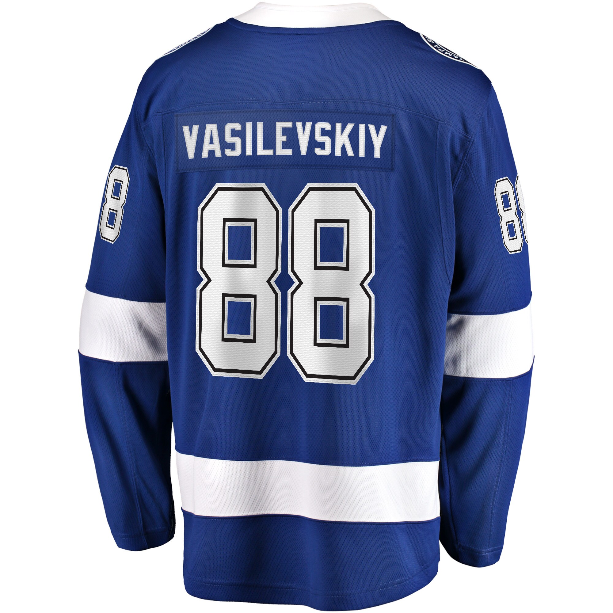 Andrei Vasilevskiy Tampa Bay Lightning Home 2022 Stanley Cup Final Breakaway Player Jersey - Blue