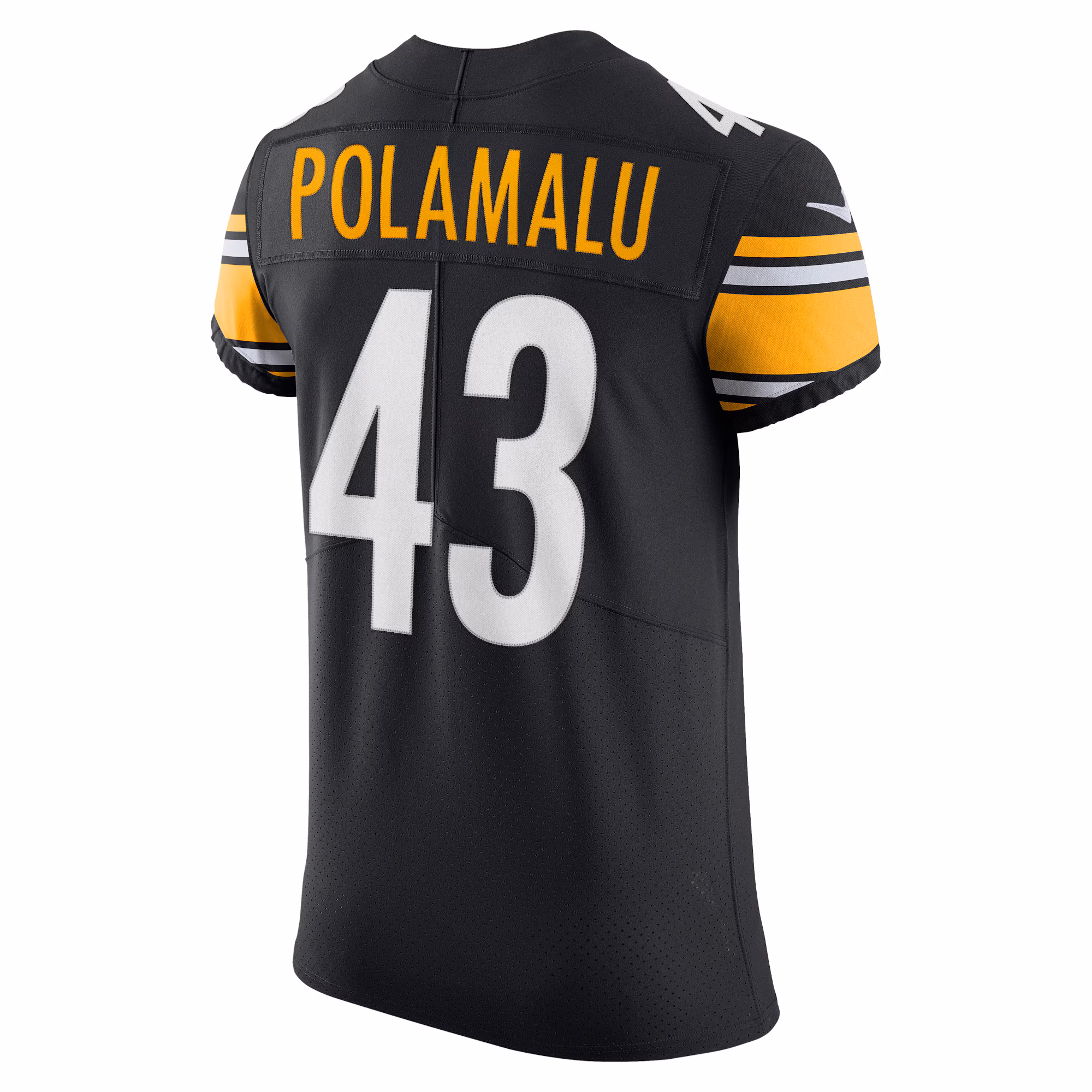 Troy Polamalu Pittsburgh Steelers Retired Player Elite Jersey - Black