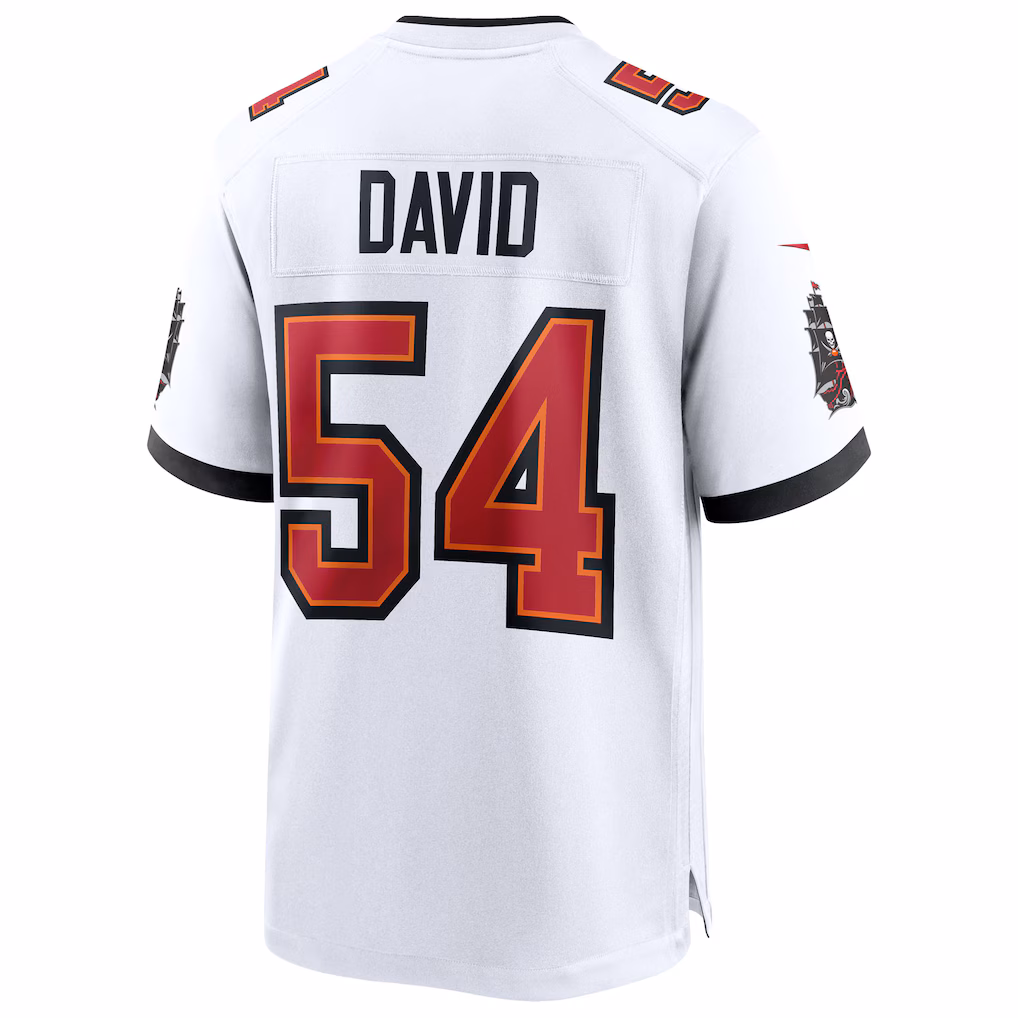 Lavonte David #54 Tampa Bay Buccaneers 50th Season White Game Jersey - White