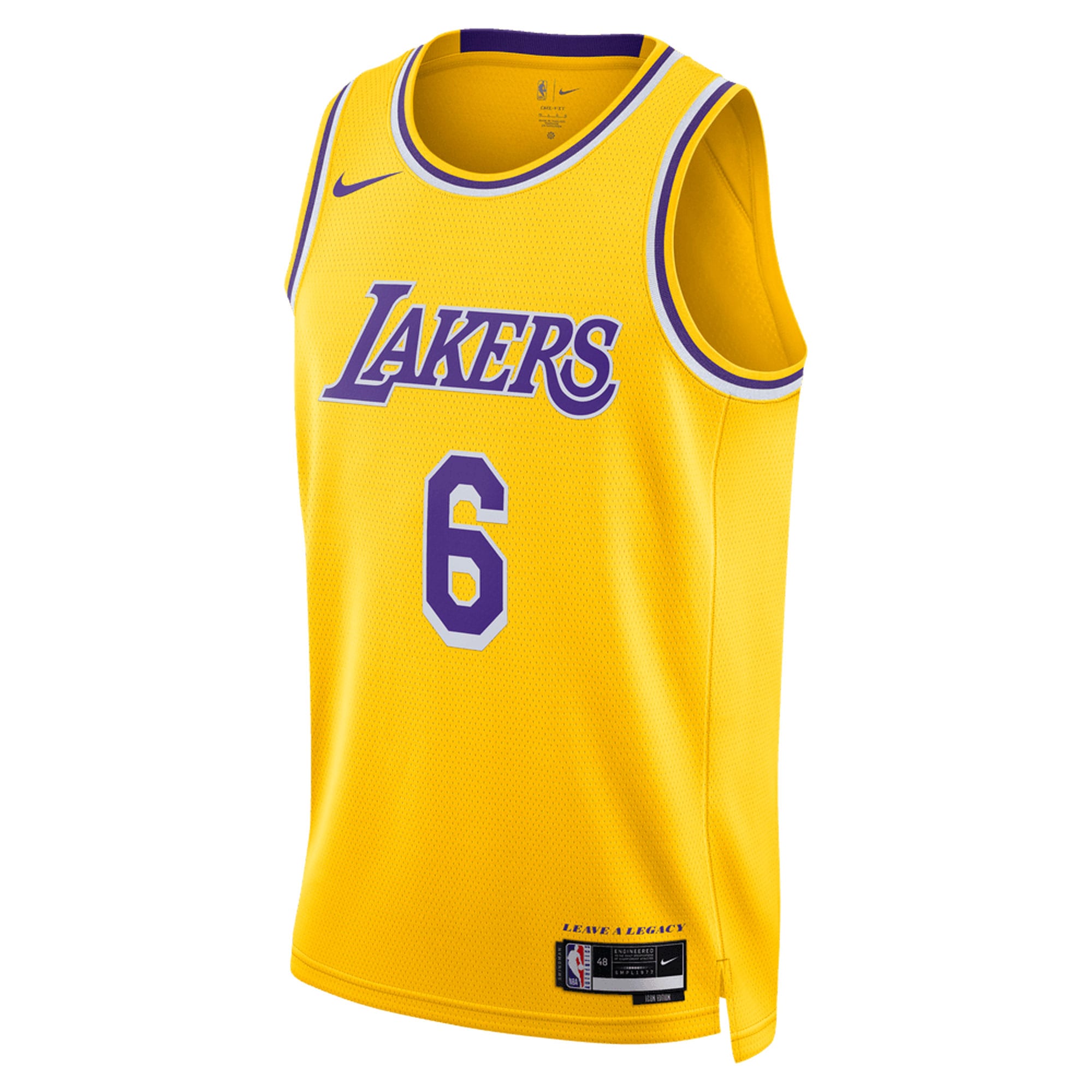 LeBron James Los Angeles Lakers Unisex Swingman Jersey - Icon Edition - Gold