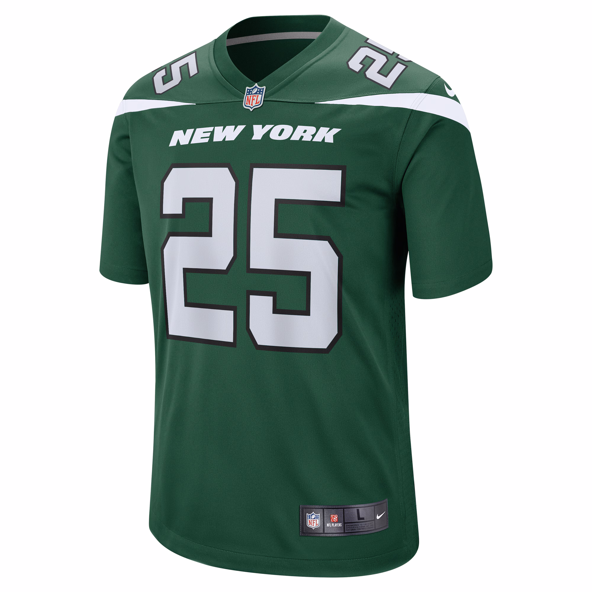 Israel Abanikanda New York Jets  Game Jersey - Gotham Green