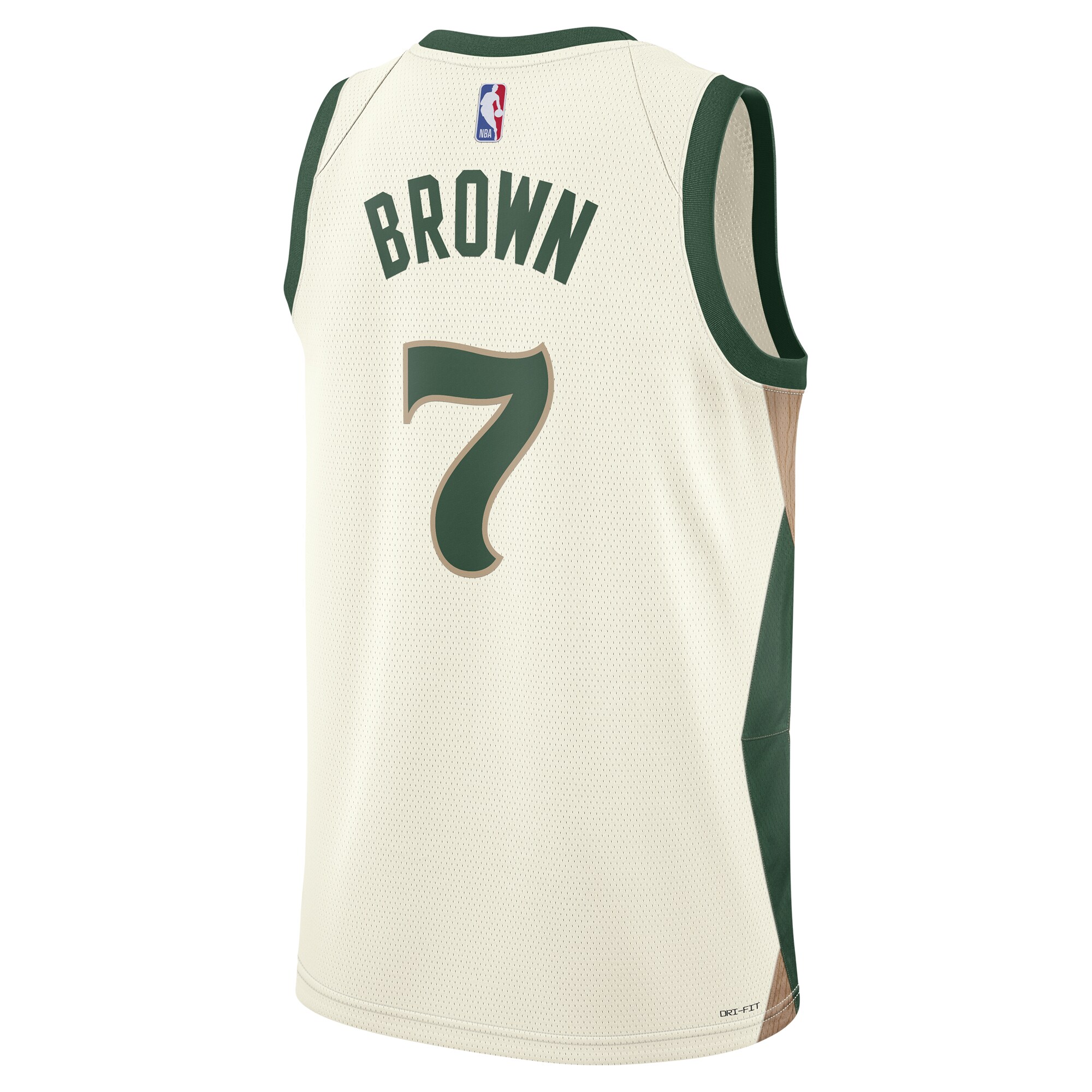 Unisex Boston Celtics Jaylen Brown  White 2023/24 Swingman Jersey - City Edition