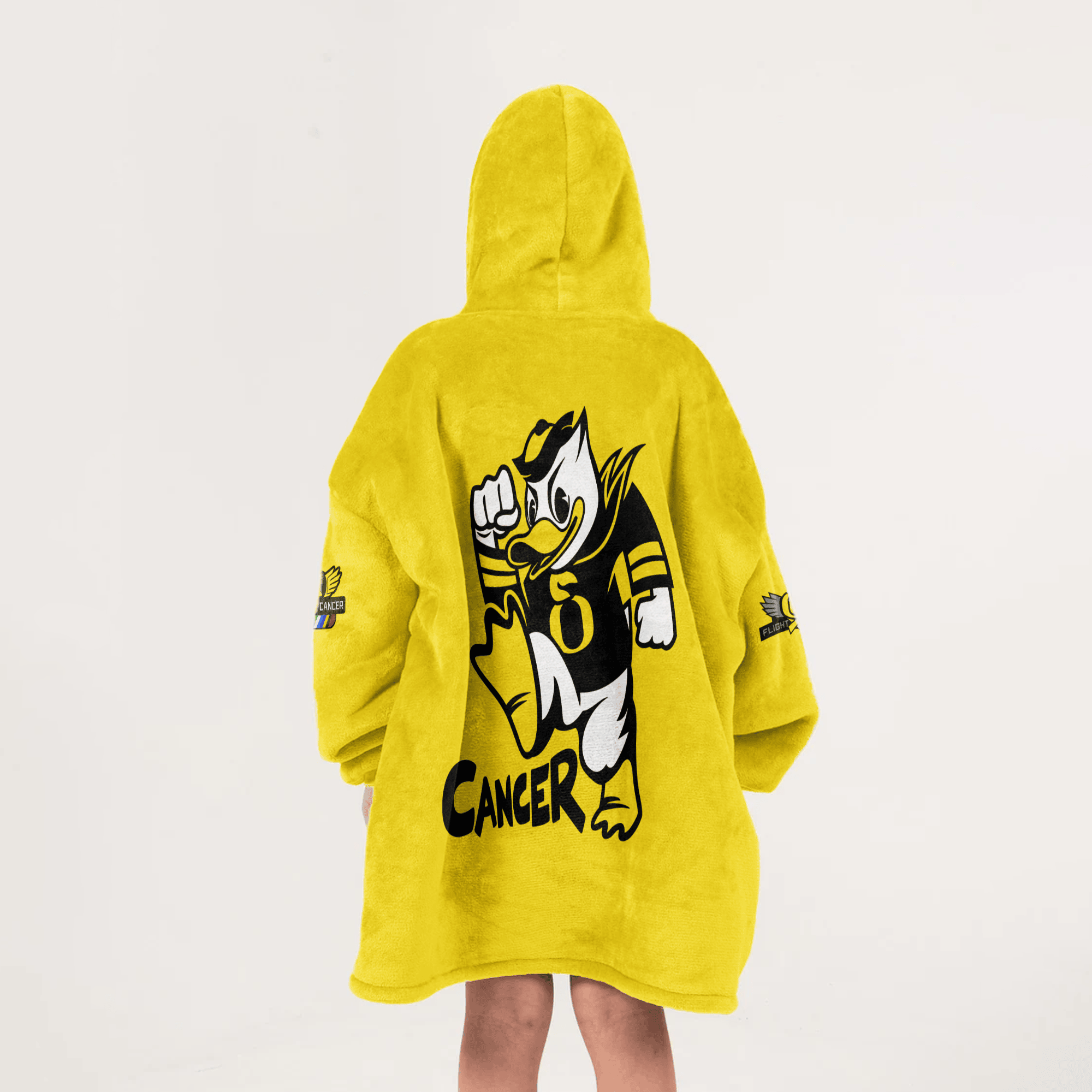 Kid Oregon Football Unisex Blanket Hoodie