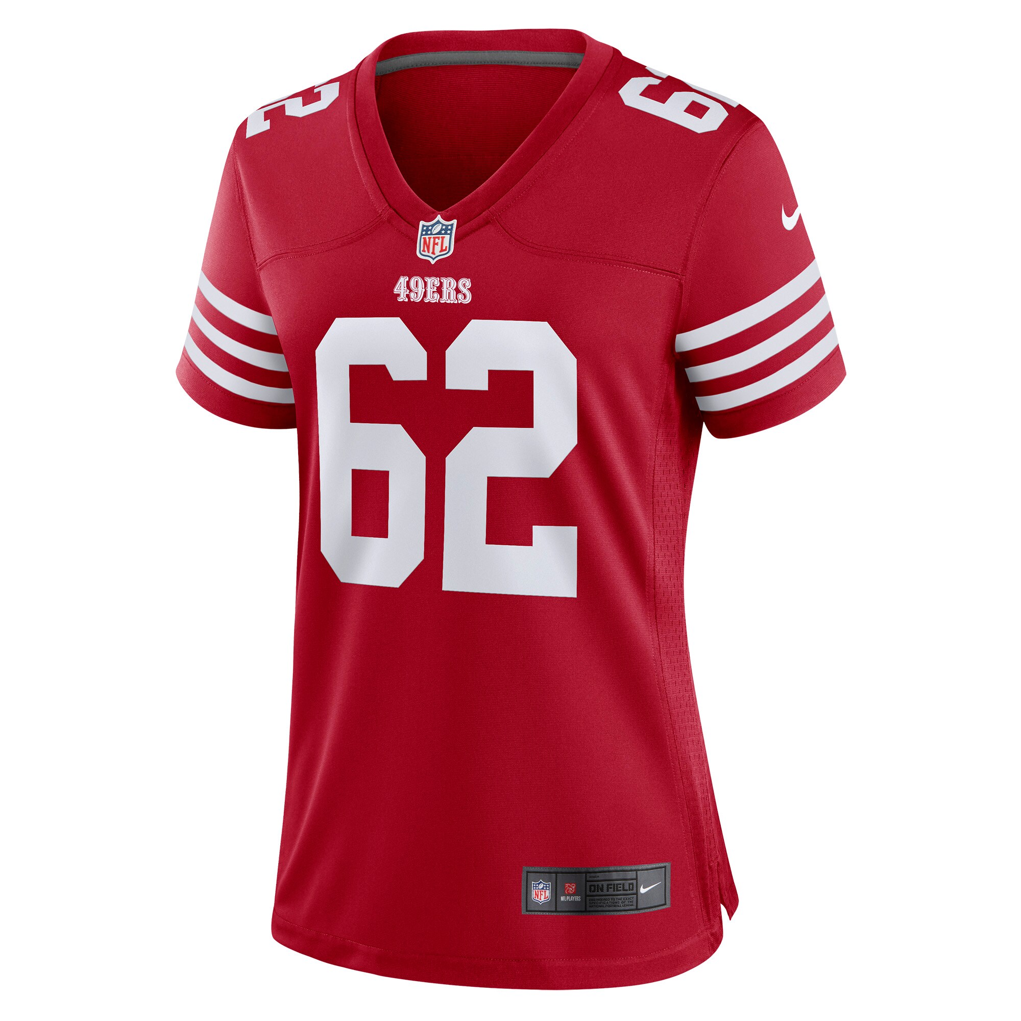 Jason Poe San Francisco 49ers  Women's Game Player Jersey - Scarlet