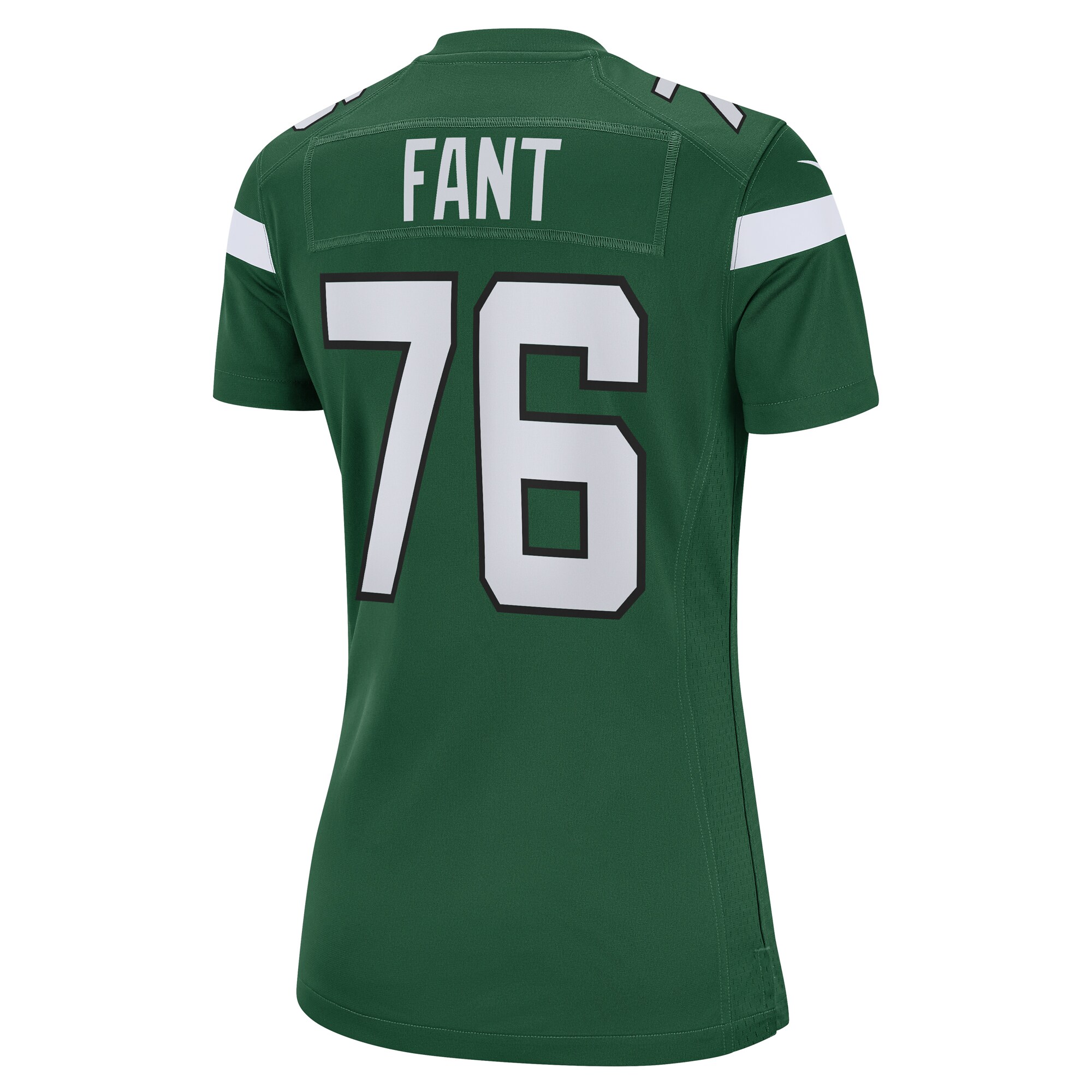 George Fant New York Jets  Women's Game Jersey - Gotham Green
