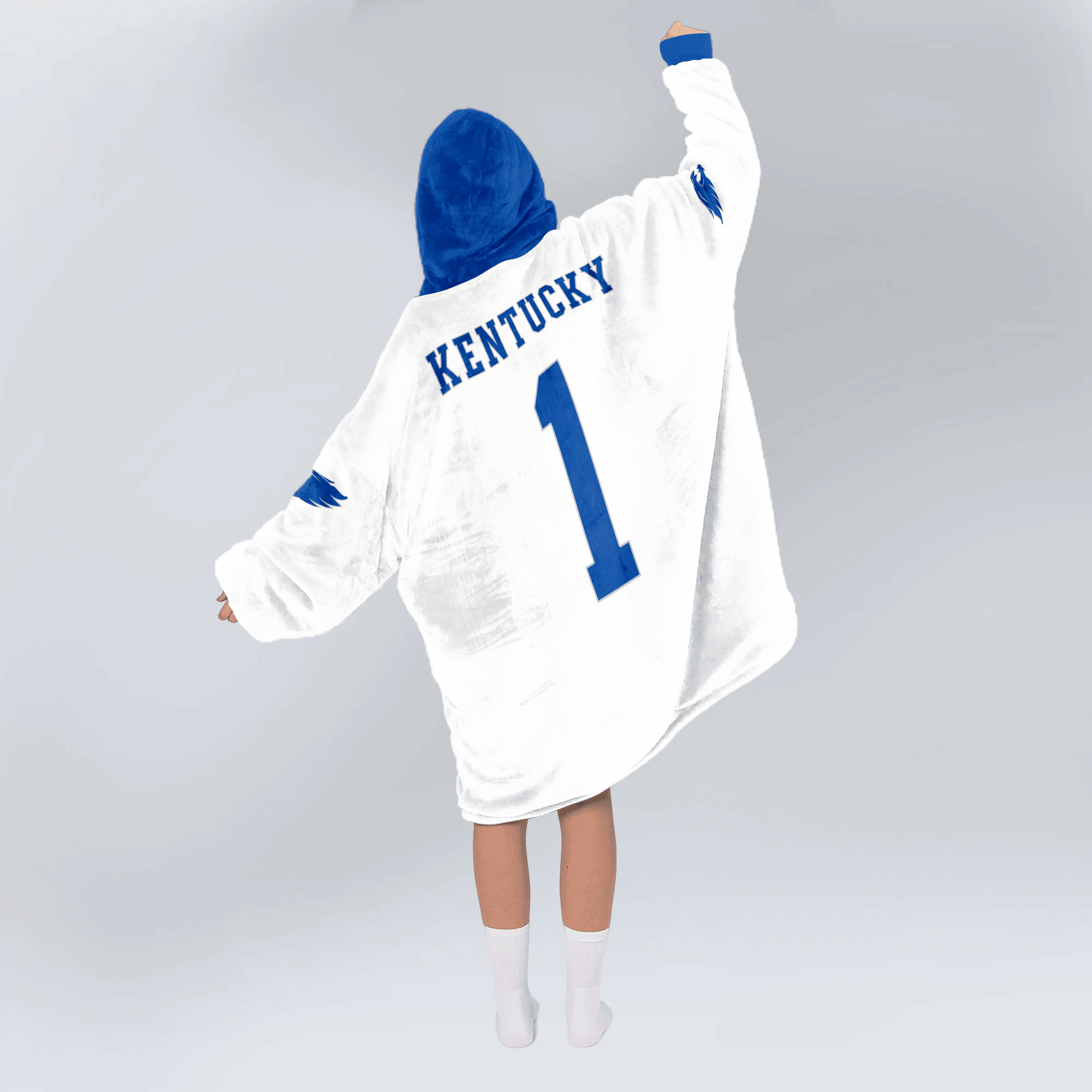 Adult #1 Kentucky Football Unisex Blanket Hoodie