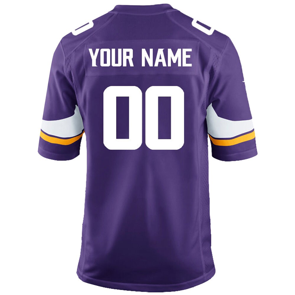 Minnesota Vikings Youth Custom Game Jersey