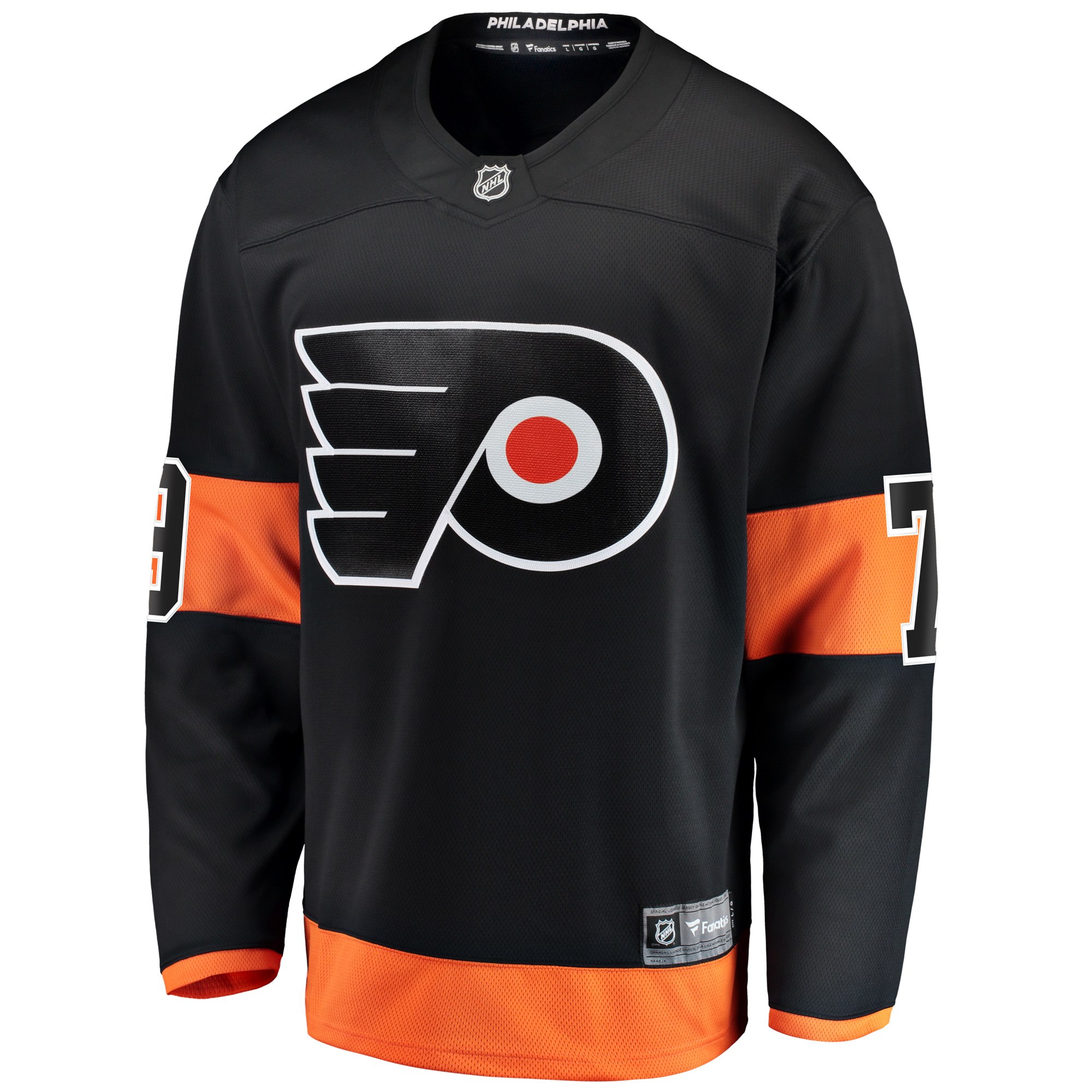 Carter Hart Philadelphia Flyers Alternate Premier Breakaway Player Jersey - Black