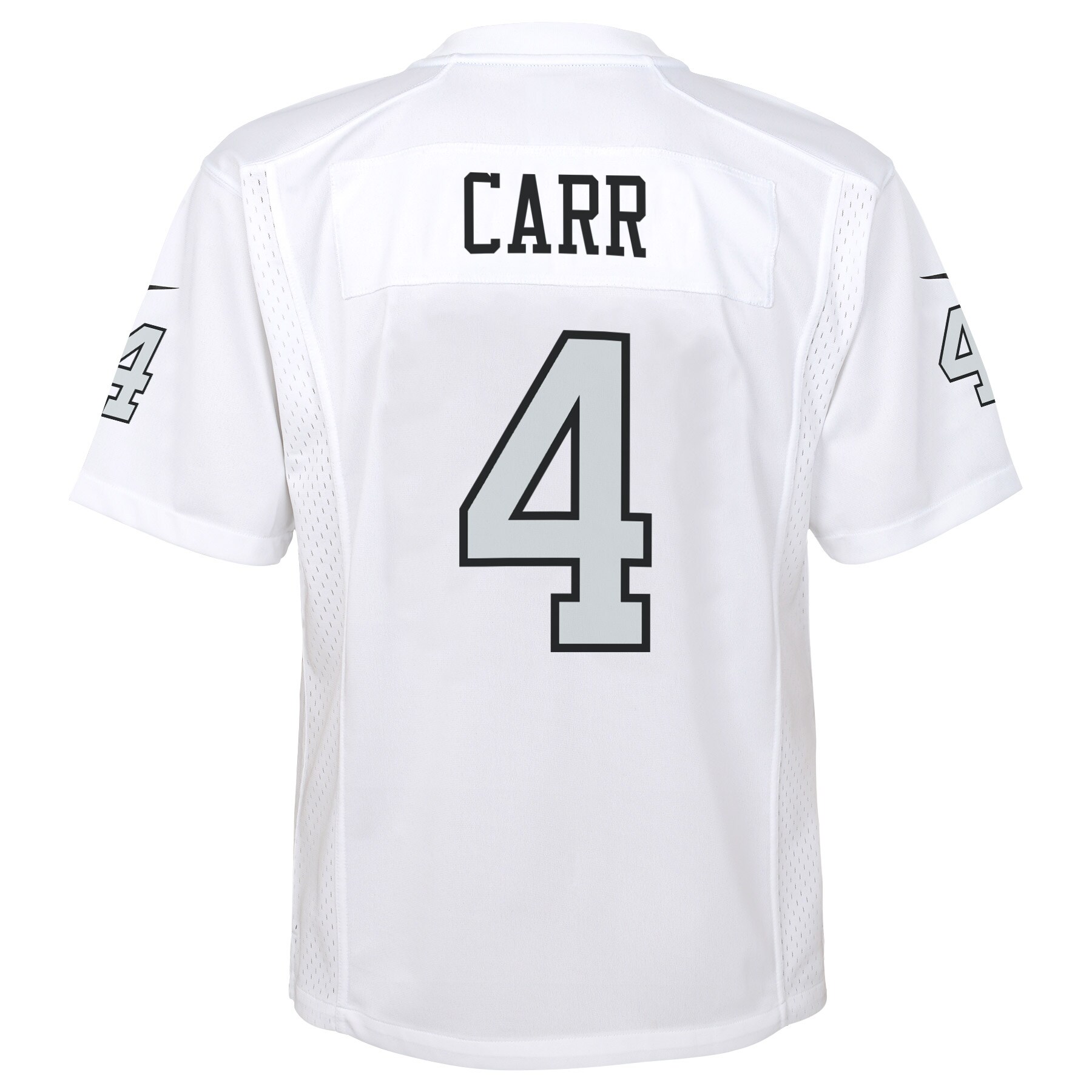 Derek Carr Las Vegas Raiders  Youth Color Rush Game Jersey - White
