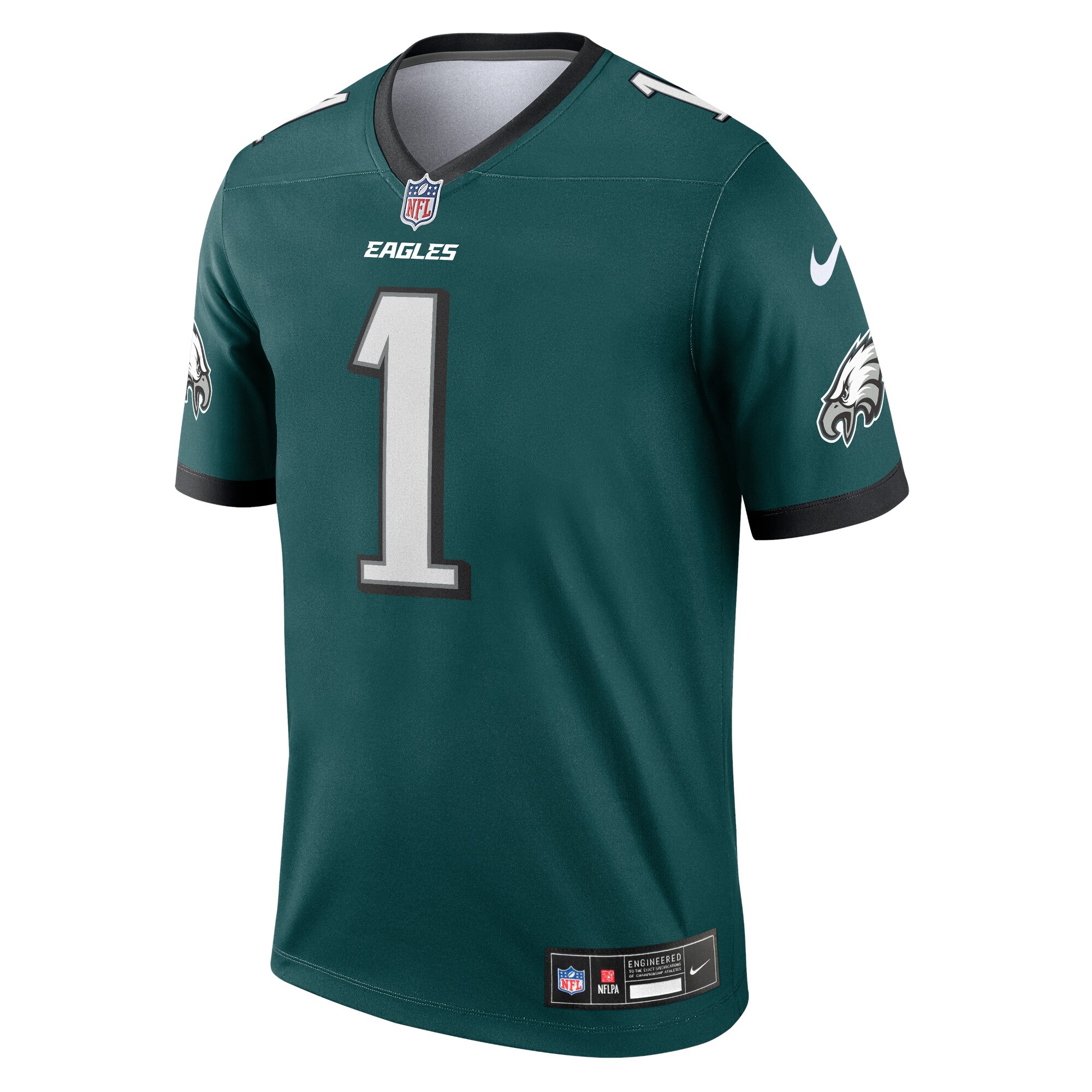 Jalen Hurts #1 Philadelphia Eagles Legend Jersey - Midnight Green