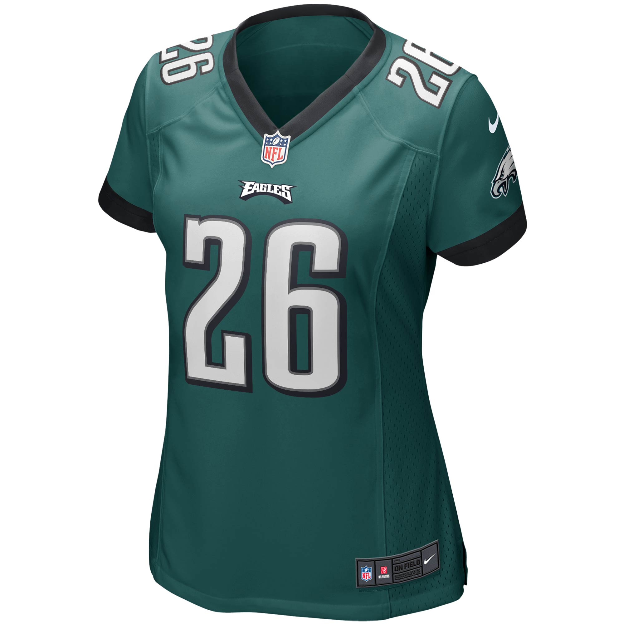 Miles Sanders Philadelphia Eagles  Women's Game Jersey - Midnight Green