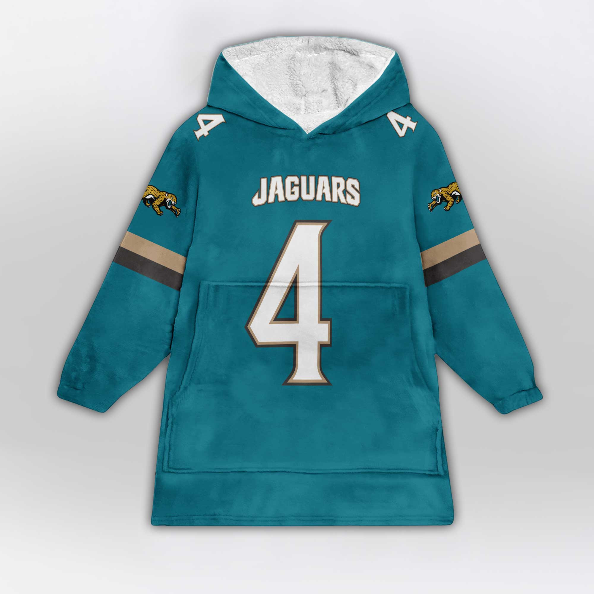 Kid 4 Jacksonville Football Unisex Blanket Hoodie