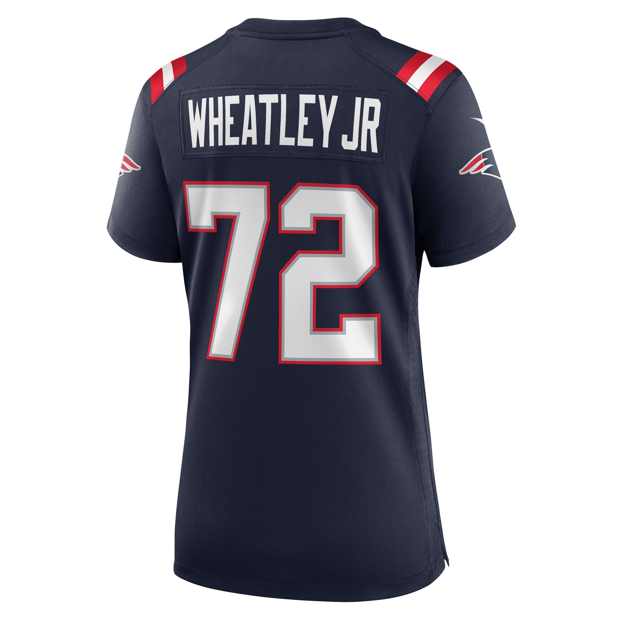 Tyrone Wheatley New England Patriots Women's Team Game Jersey -  Navy