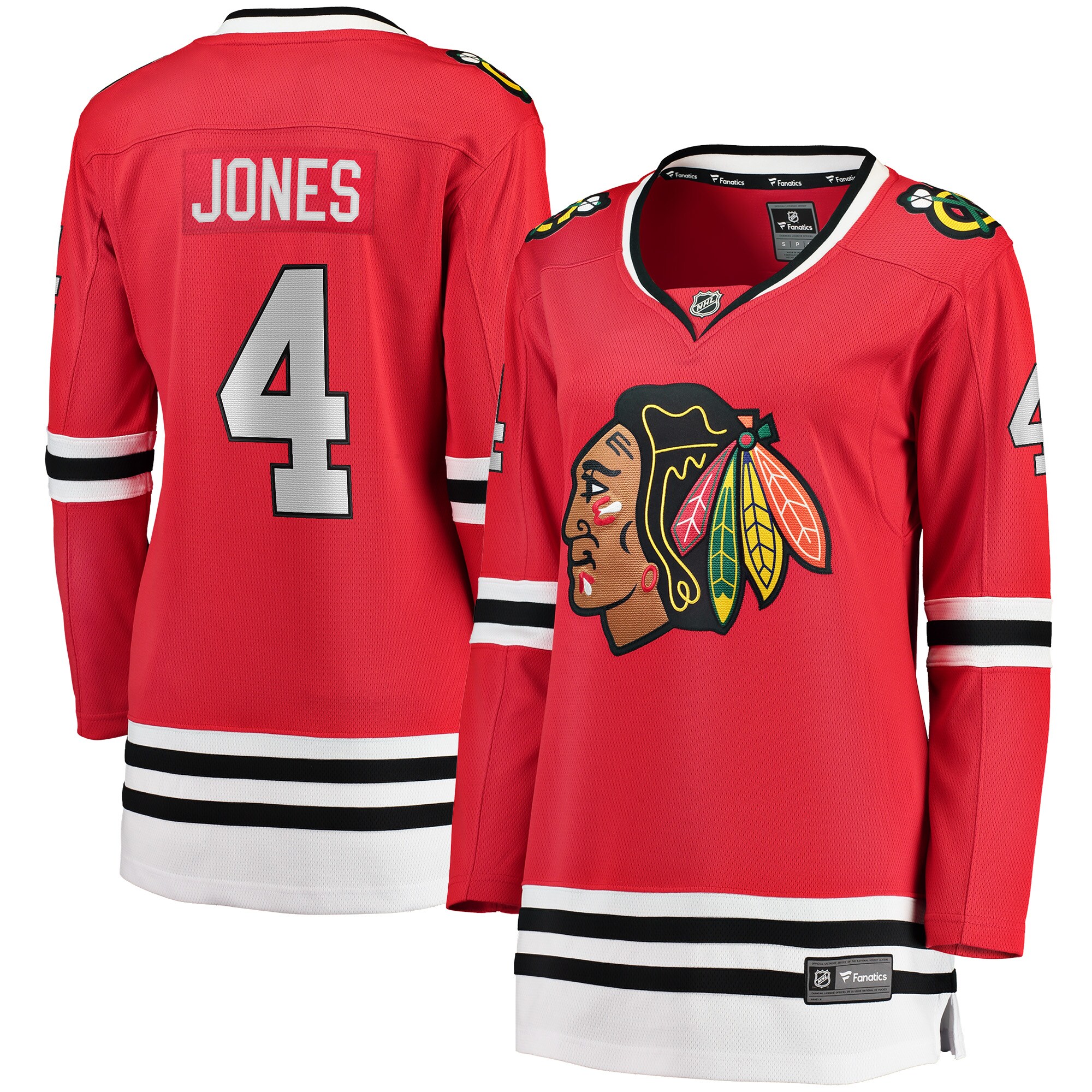 Seth Jones Chicago Blackhawks Women's Home Breakaway Player Jersey - Red