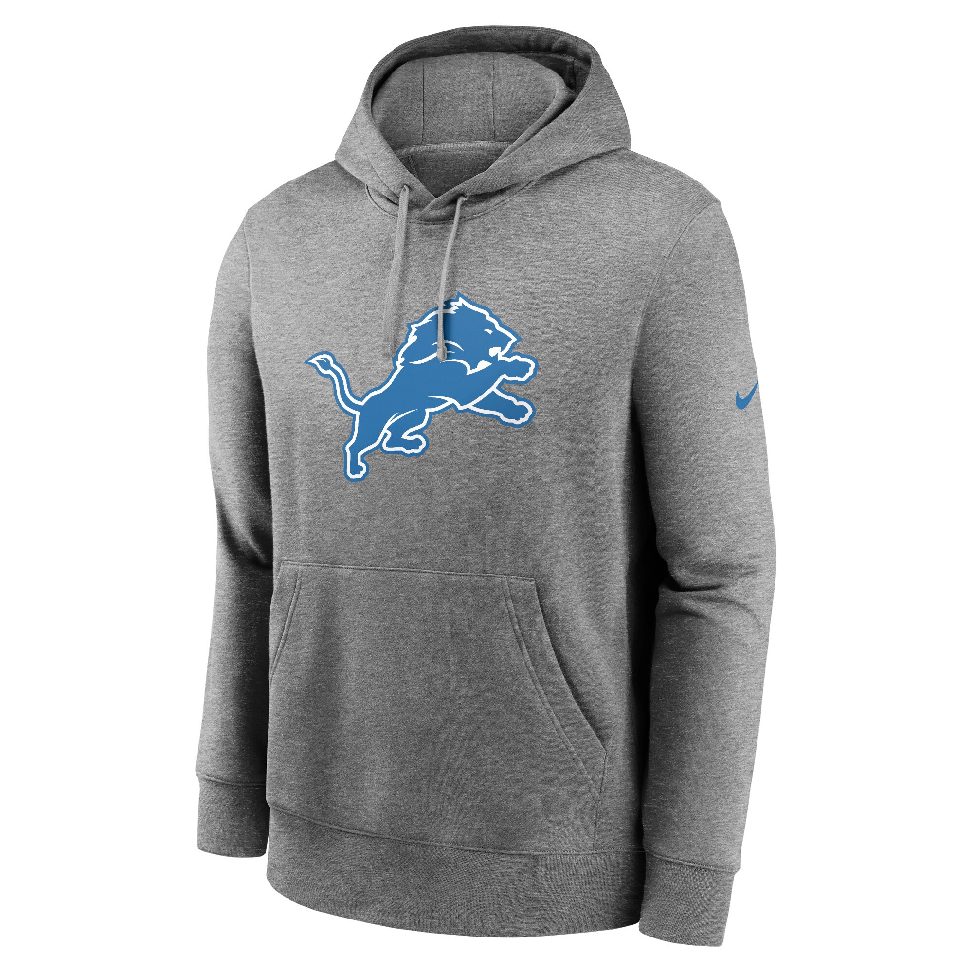 Detroit Lions Club Logo Pullover Hoodie - Anthracite