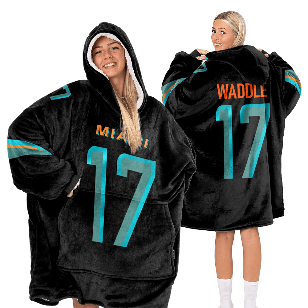 J.W 17 Miami Football Unisex Blanket Hoodie