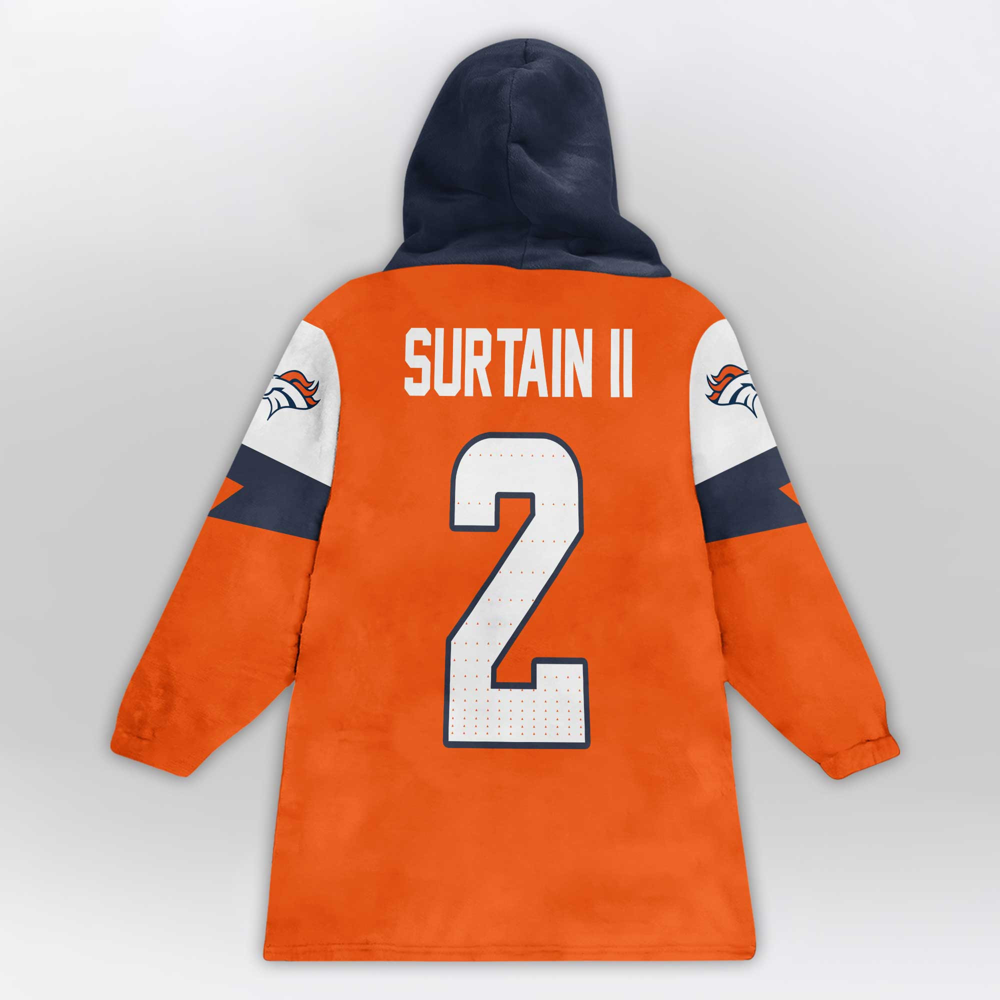 Adult P.S 2 Captain Denver Football Unisex Blanket Hoodie