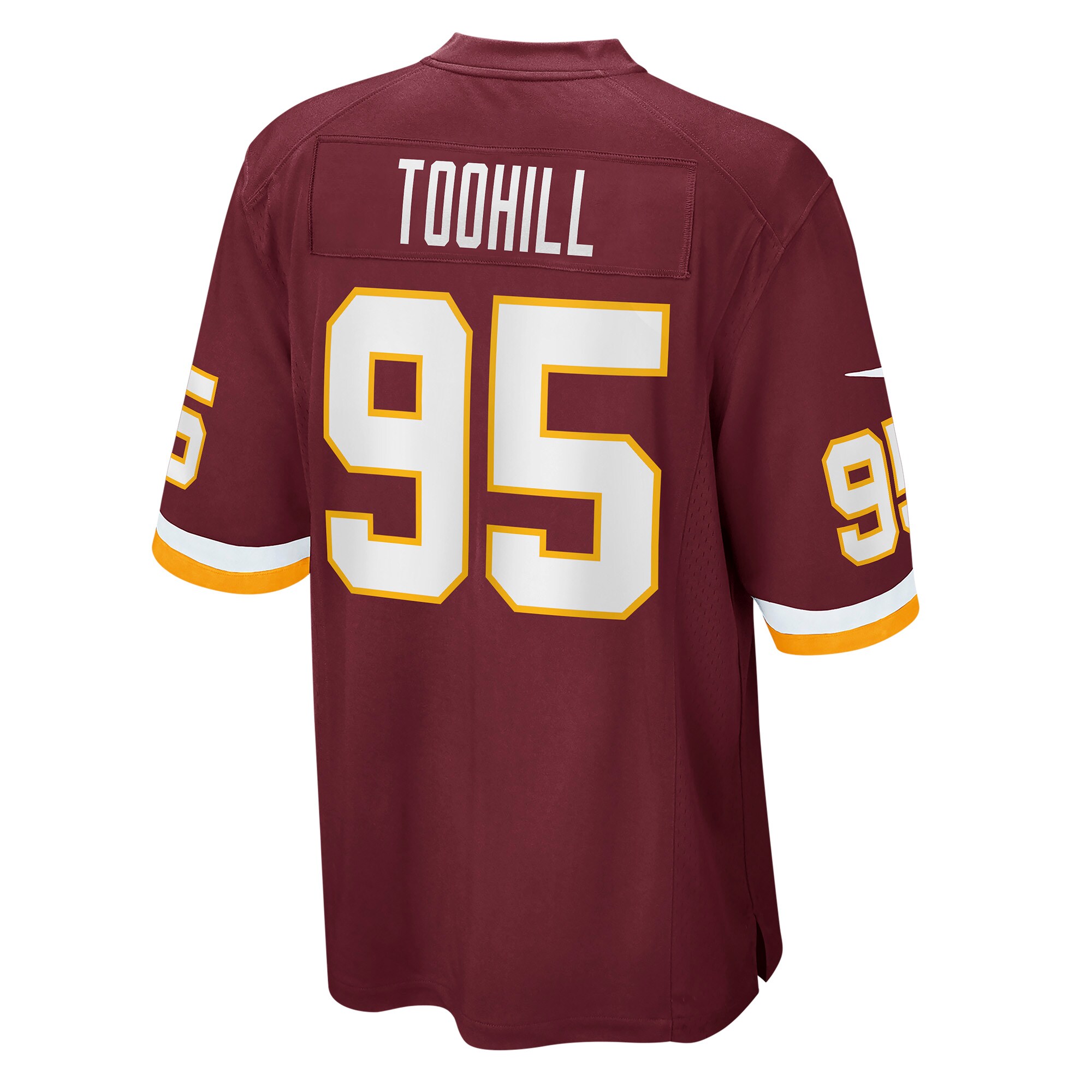 Casey Toohill Washington Football Team Game Jersey - Burgundy