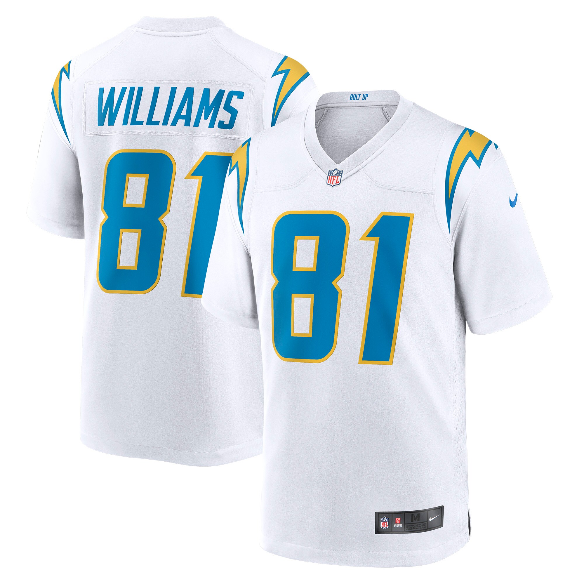 Mike Williams Los Angeles Chargers  Game Jersey - White
