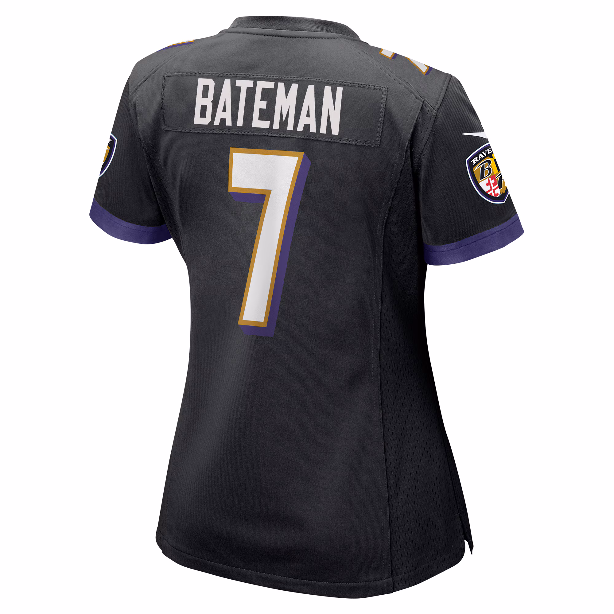 Rashod Bateman Baltimore Ravens Women's Game Player Jersey - Black