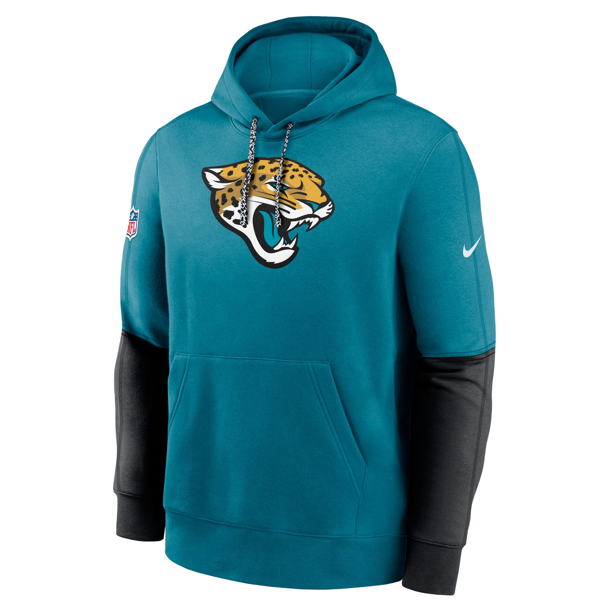 Jacksonville Jaguars 2024 Sideline Club Pullover Hoodie - Teal