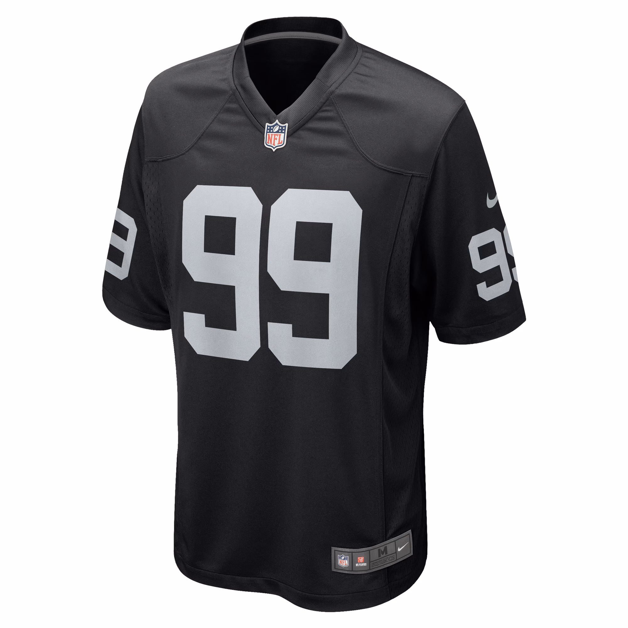 Nesta Jade Silvera Las Vegas Raiders Team Game Jersey -  Black