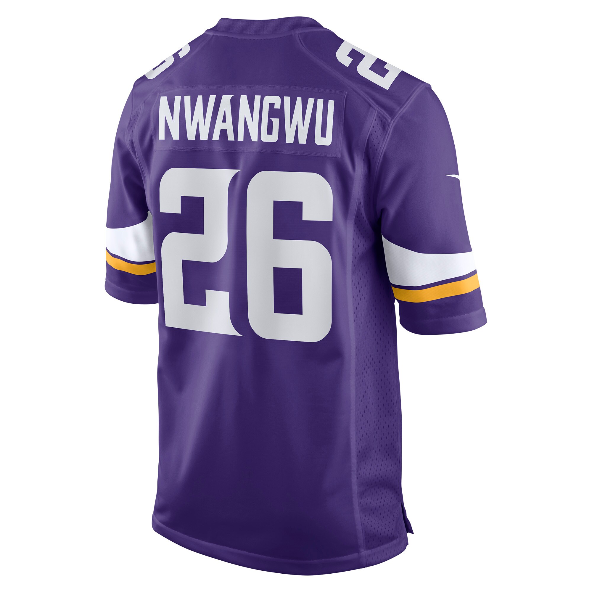 Kene Nwangwu Minnesota Vikings Game Jersey - Purple