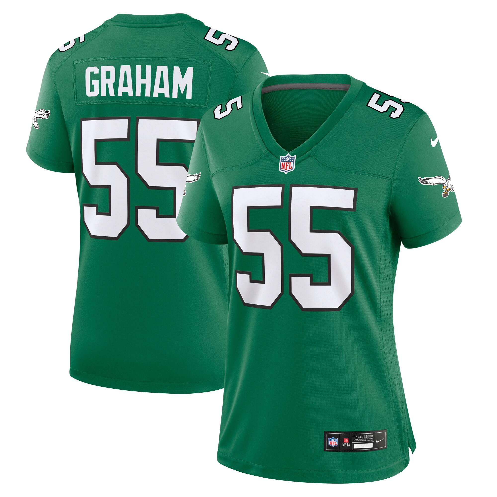 Brandon Graham Philadelphia Eagles Women's Alternate Game Jersey - Kelly Green