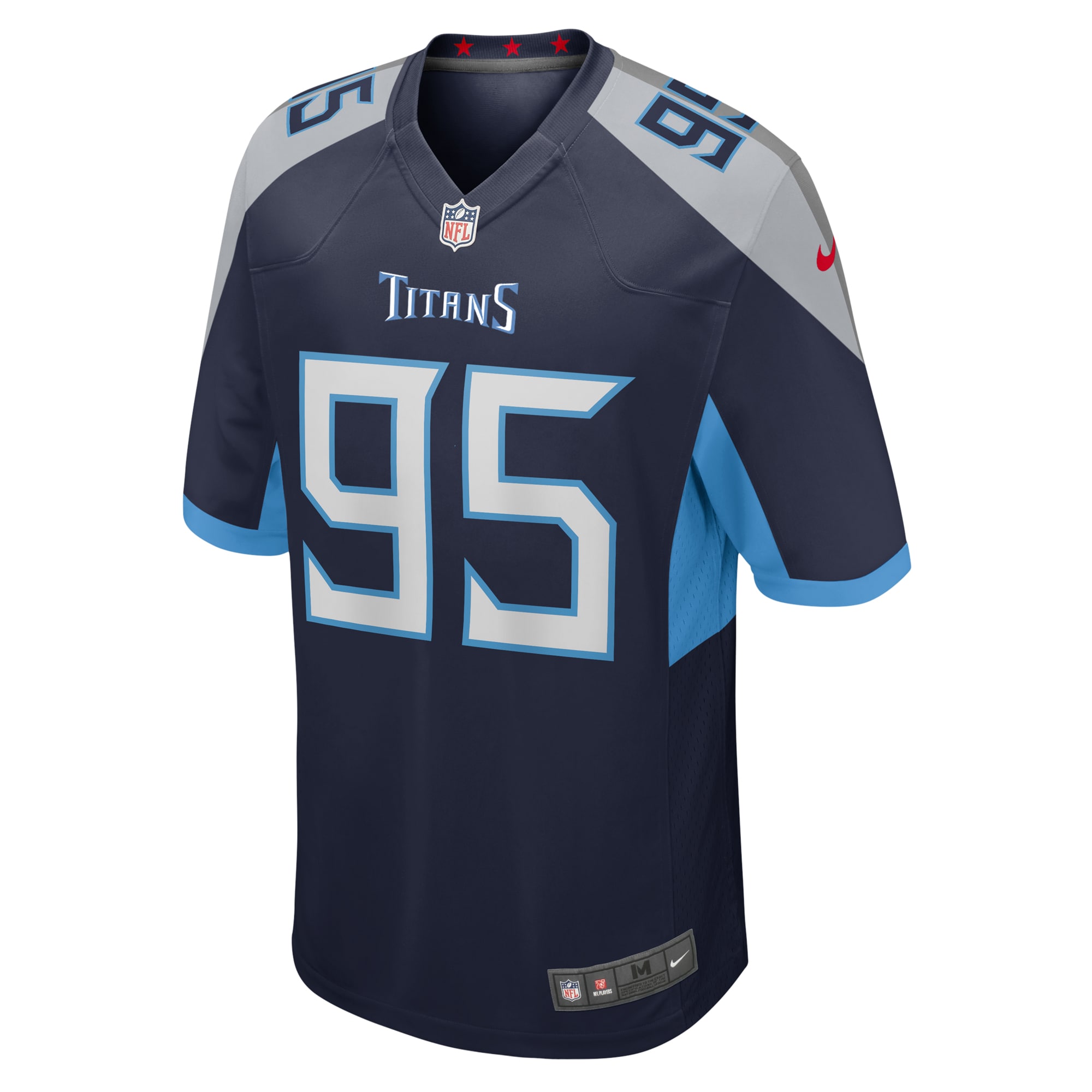 Kyle Peko Tennessee Titans Team Game Jersey -  Navy