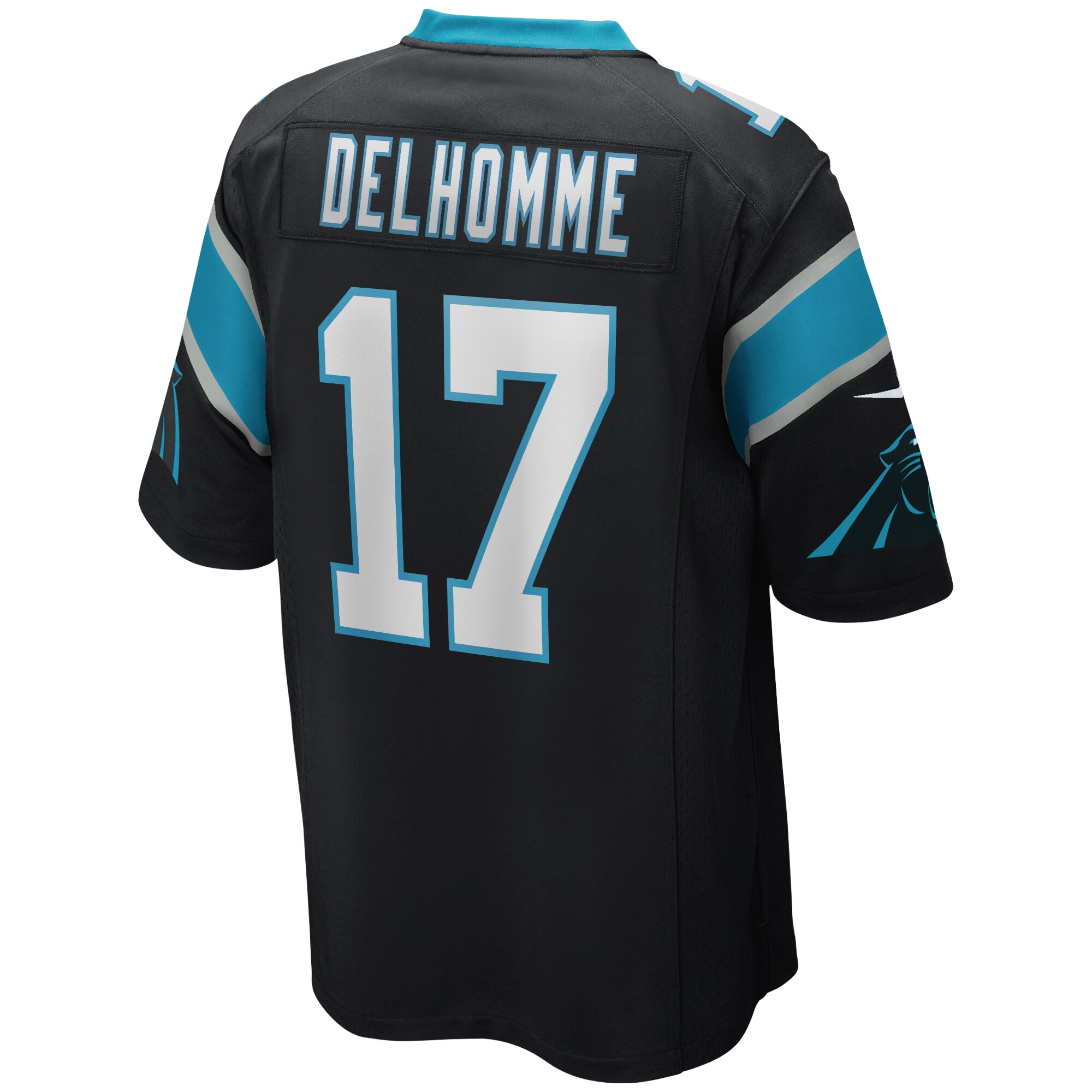 Jake Delhomme Carolina Panthers Game Retired Player Jersey - Black