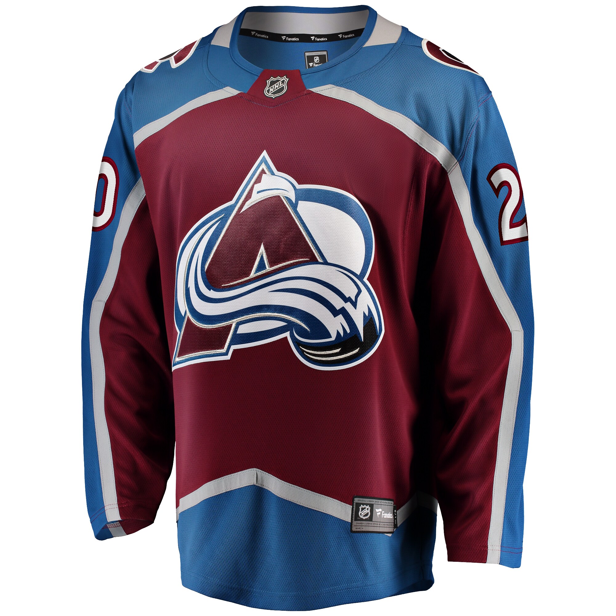 Lars Eller Colorado Avalanche Home Breakaway Jersey - Burgundy
