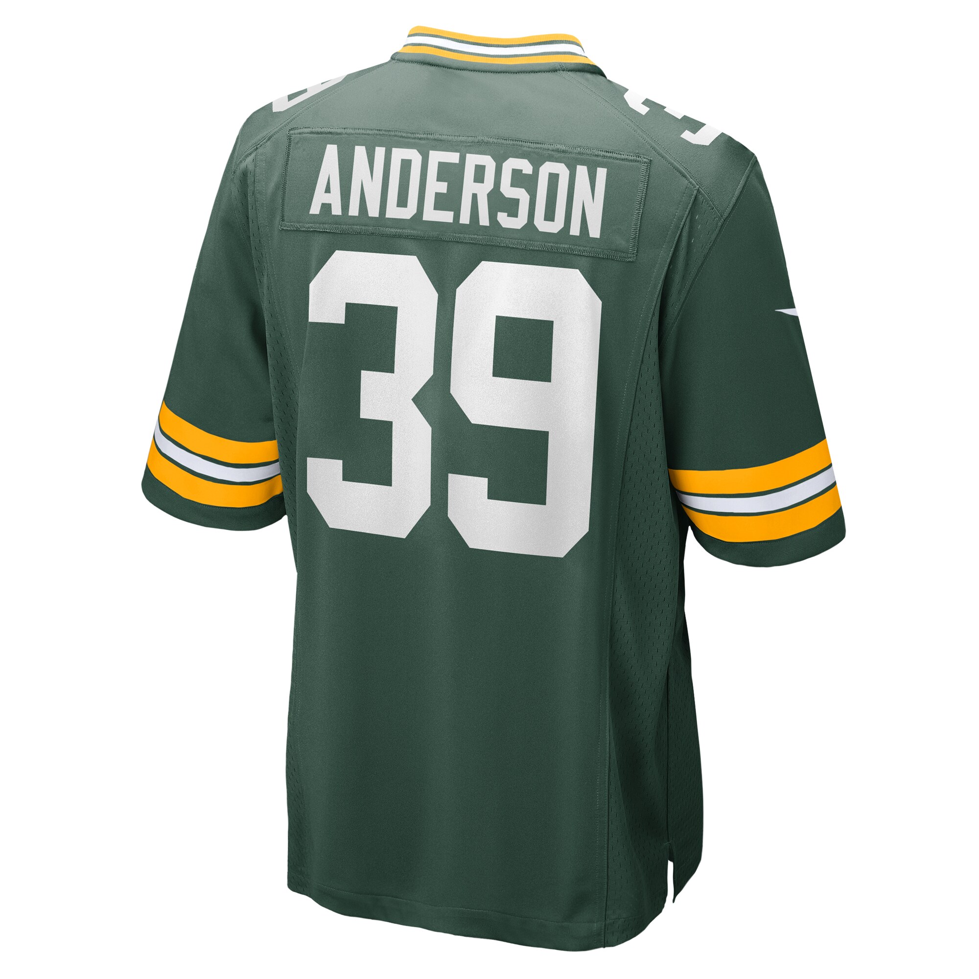 Zayne Anderson Green Bay Packers Team Game Jersey -  Green