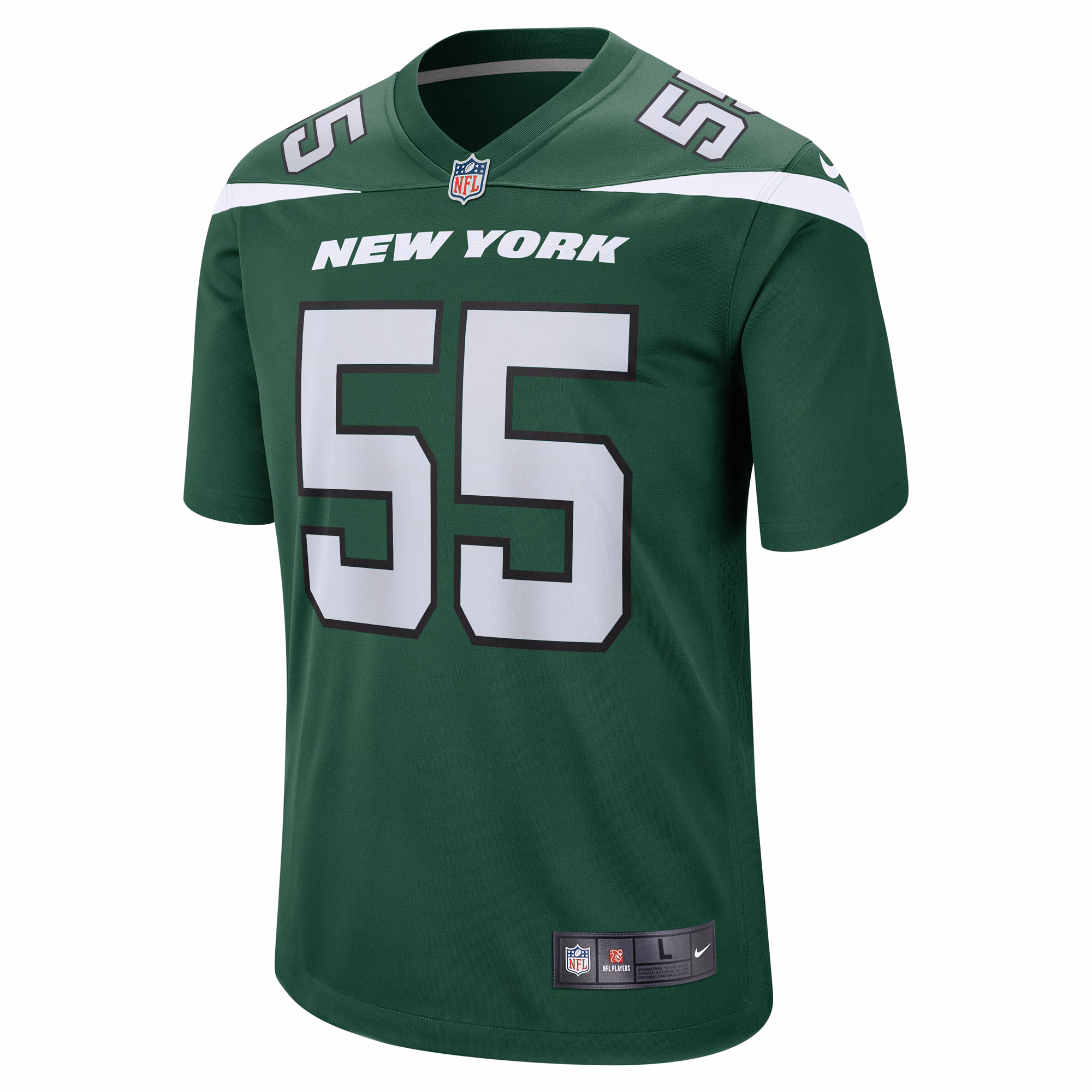 Chazz Surratt New York Jets Game Player Jersey - Gotham Green