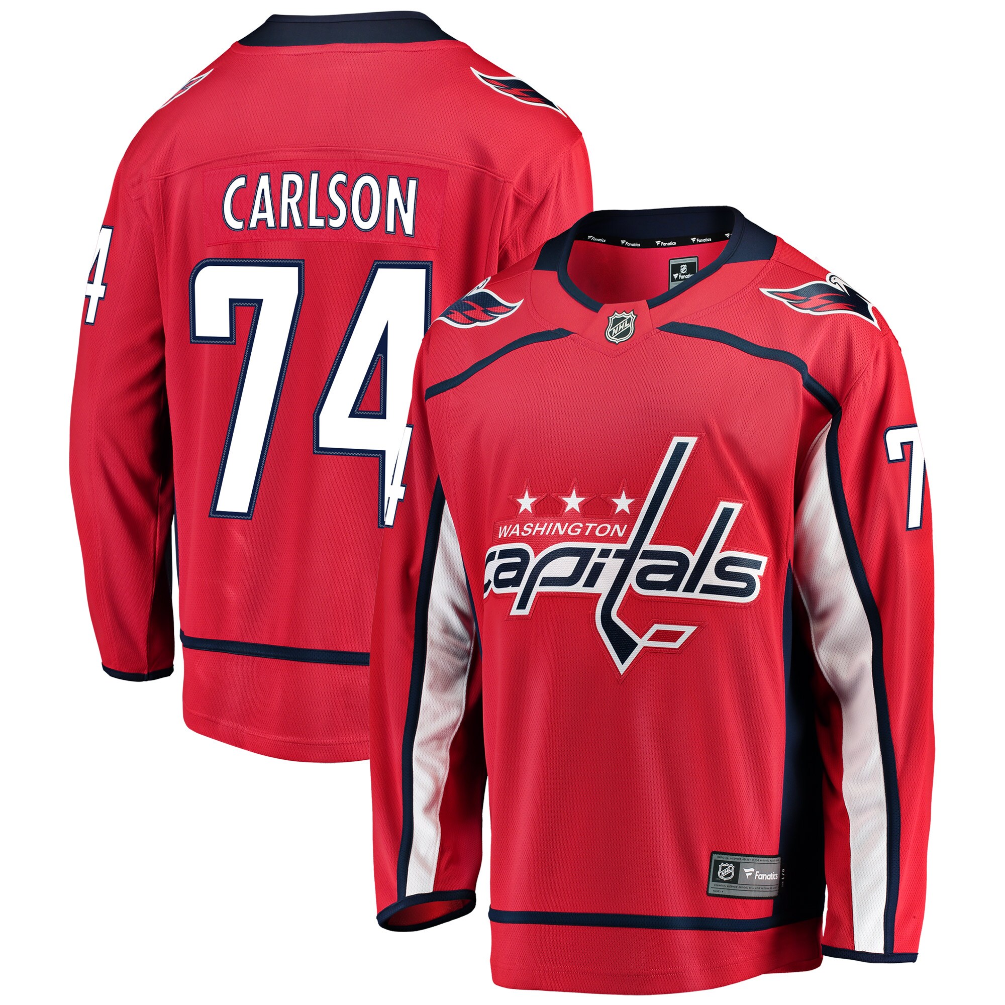 John Carlson Washington Capitals Home Breakaway Player Jersey - Red