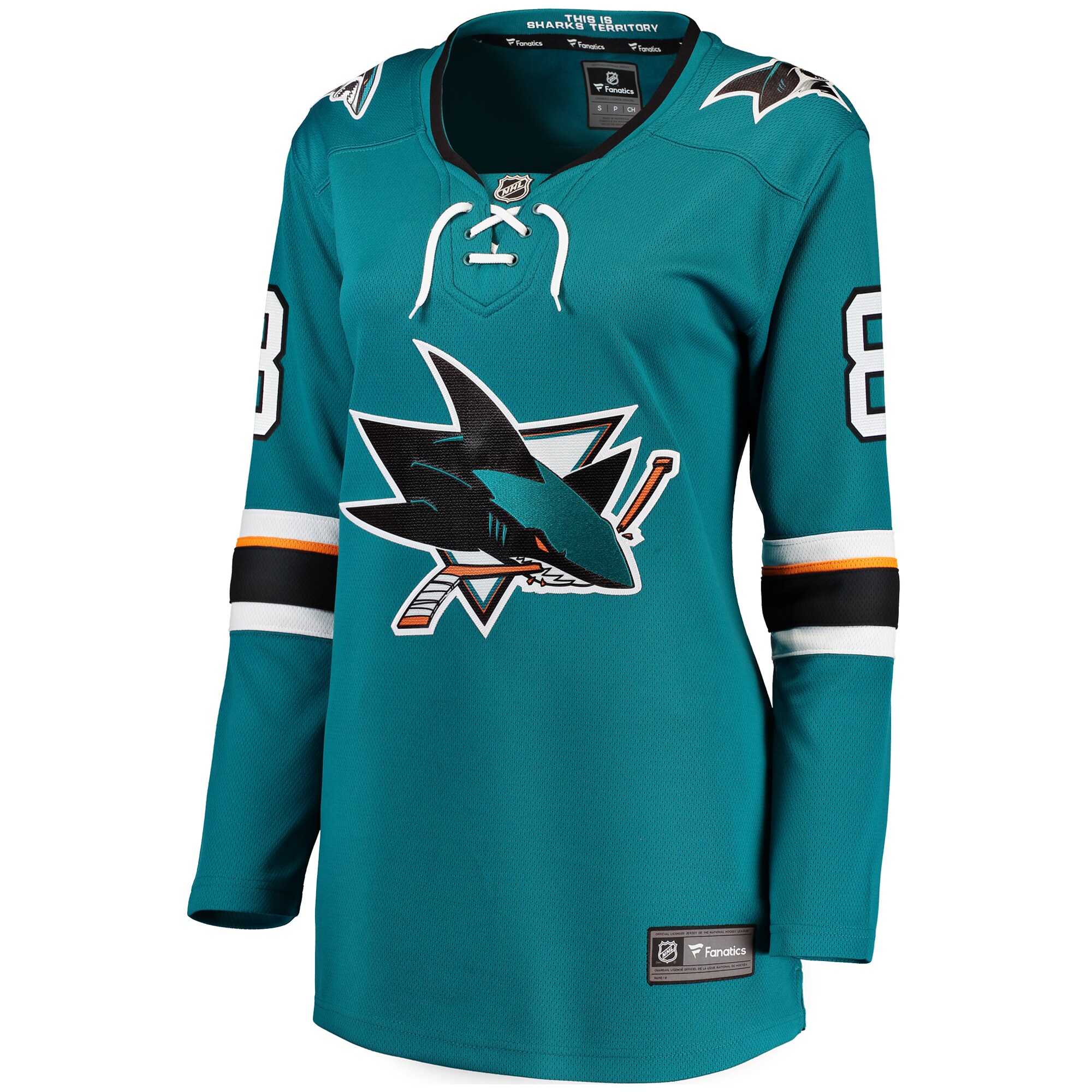 Brent Burns San Jose Sharks Women's Home Breakaway Player Jersey - Teal