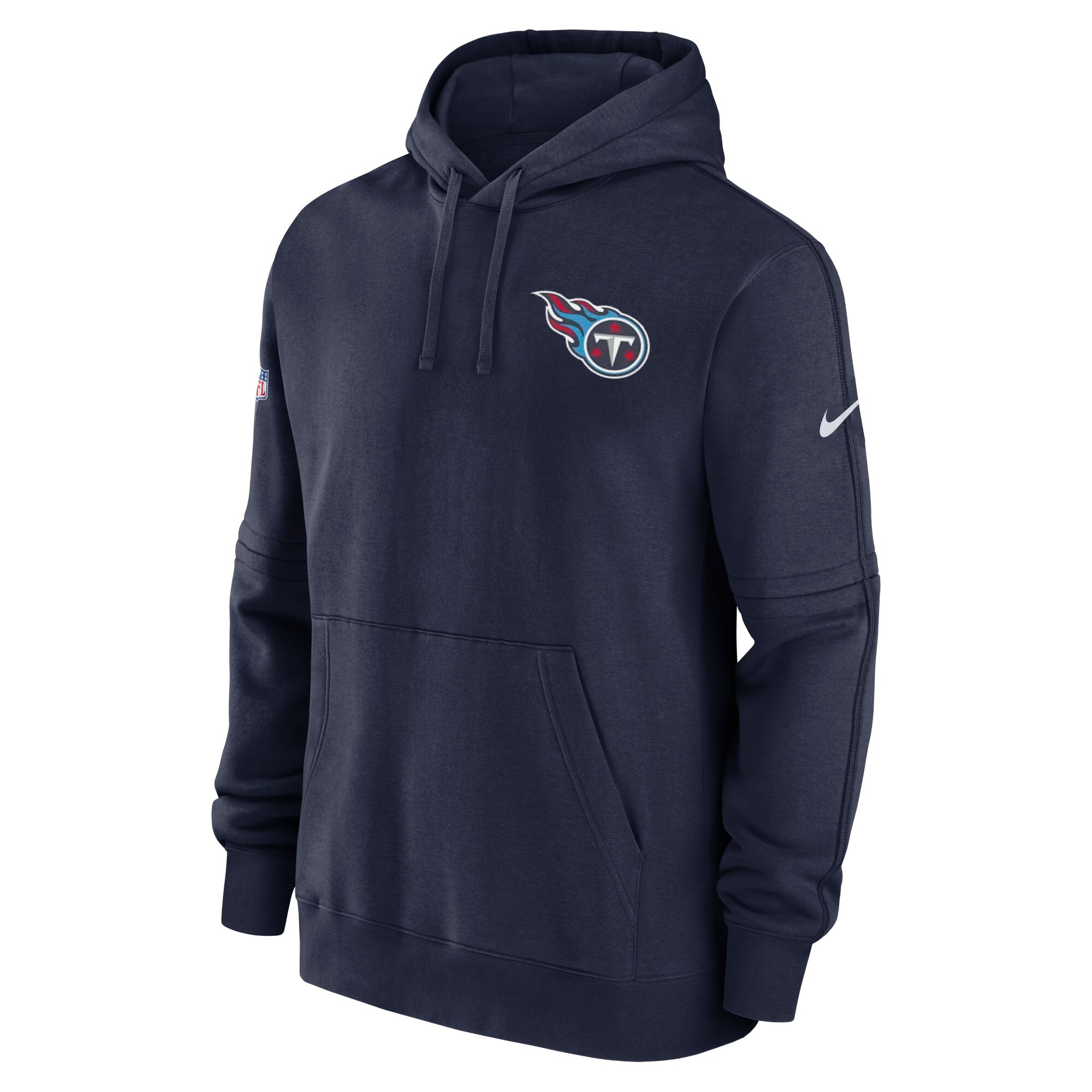Tennessee Titans Sideline Club Fleece Pullover Hoodie - Navy