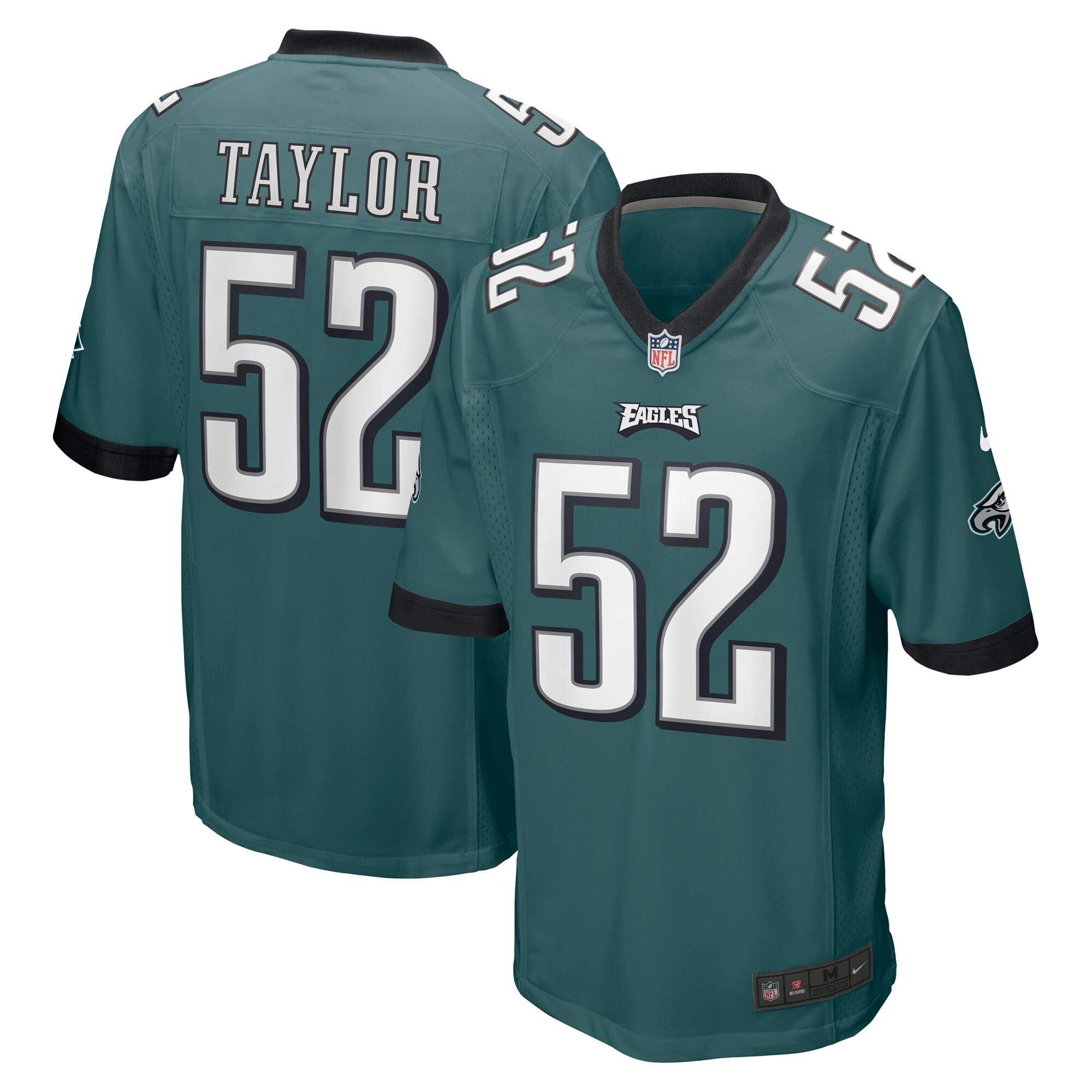 Davion Taylor Philadelphia Eagles  Game Jersey - Midnight Green