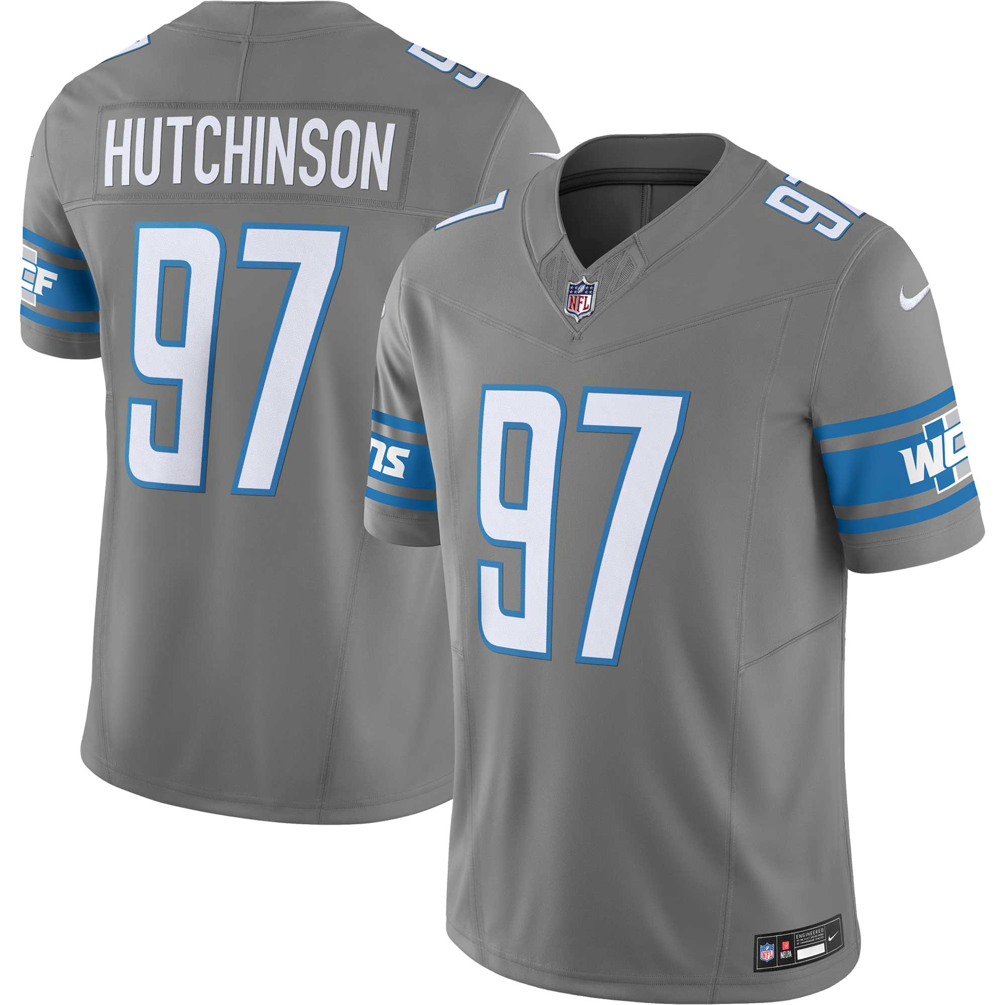 Aidan Hutchinson Detroit Lions  Vapor F.U.S.E. Limited Jersey - Silver