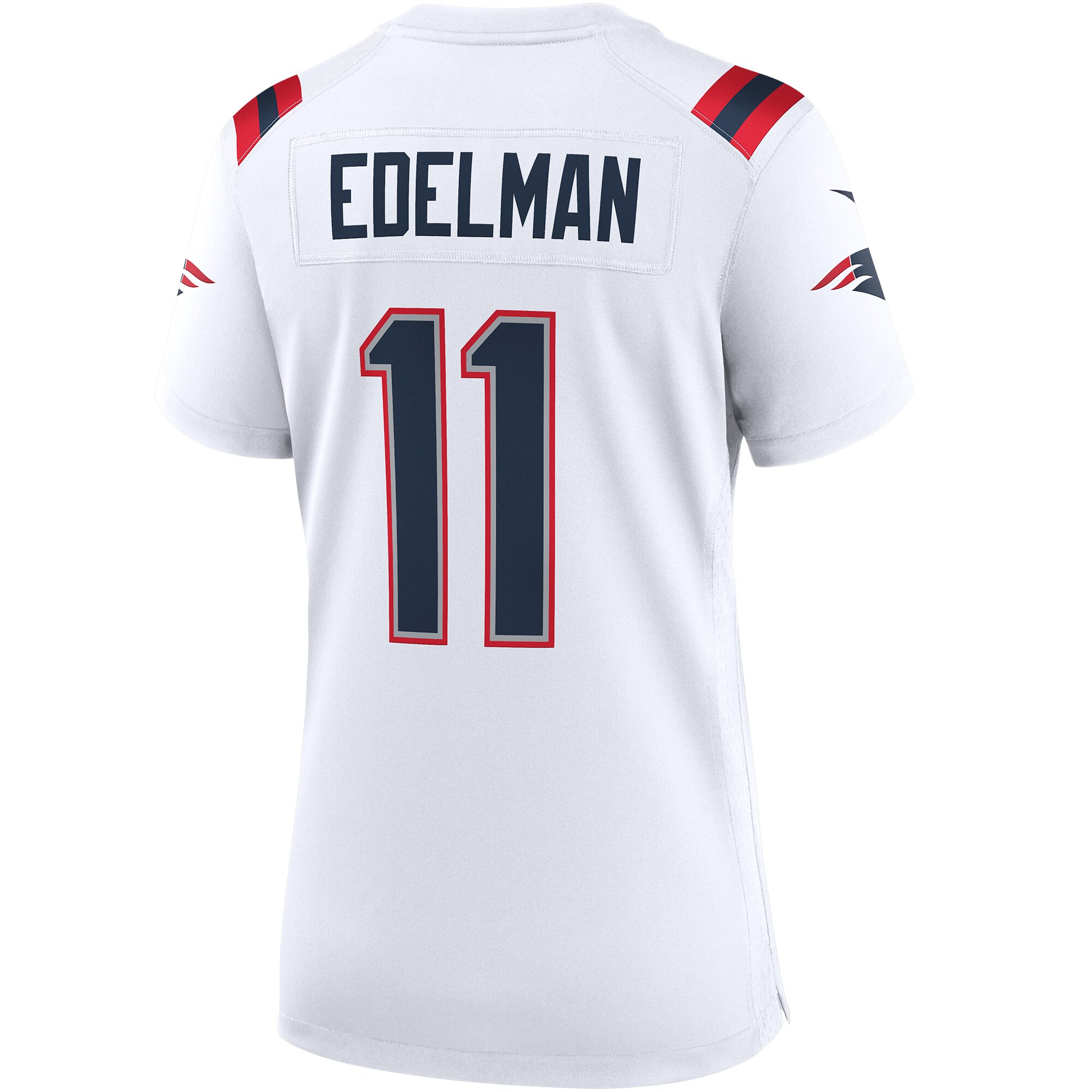 Julian Edelman New England Patriots  Women's Team Game Jersey - White