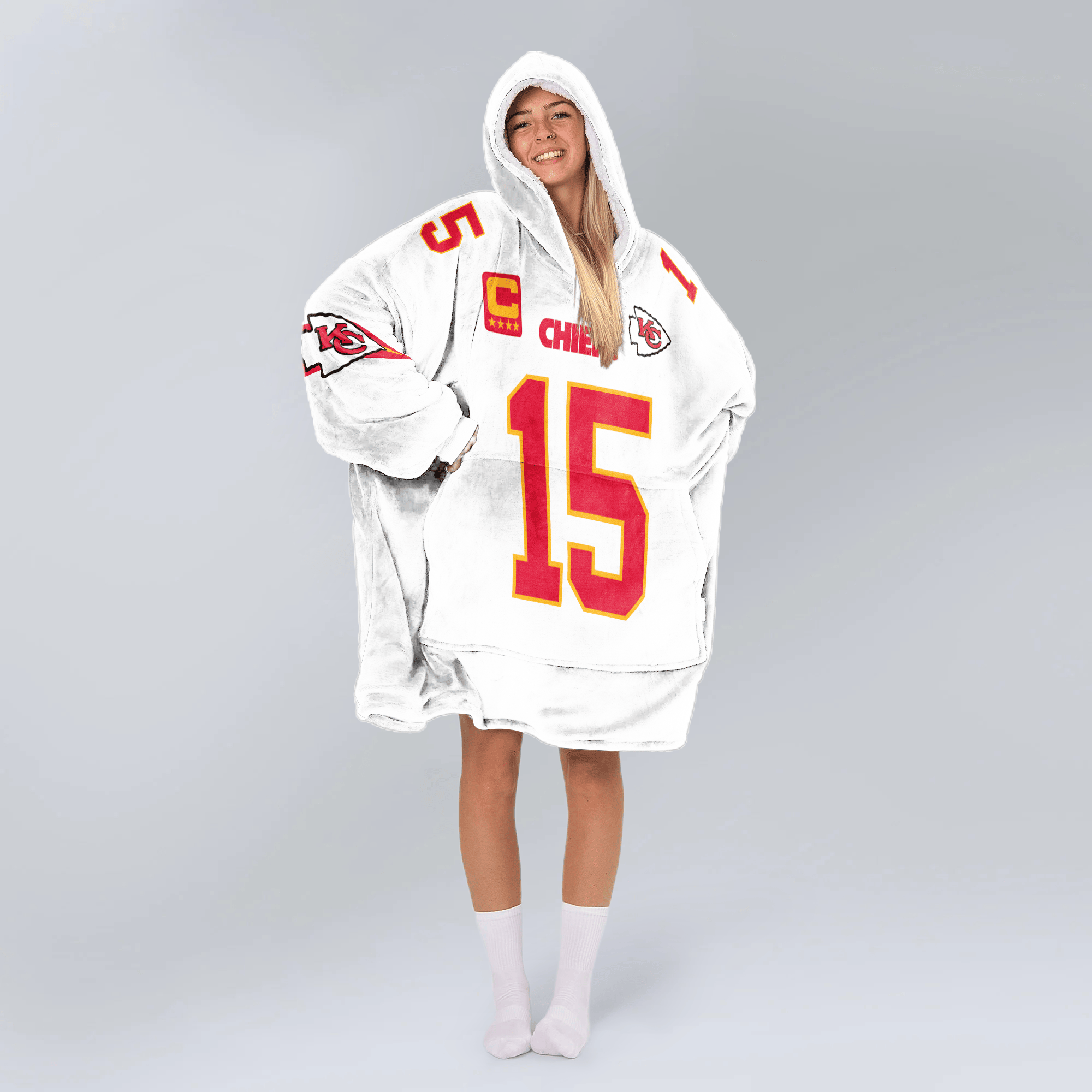 P.M 15 Kansas City Football Unisex Blanket Hoodie
