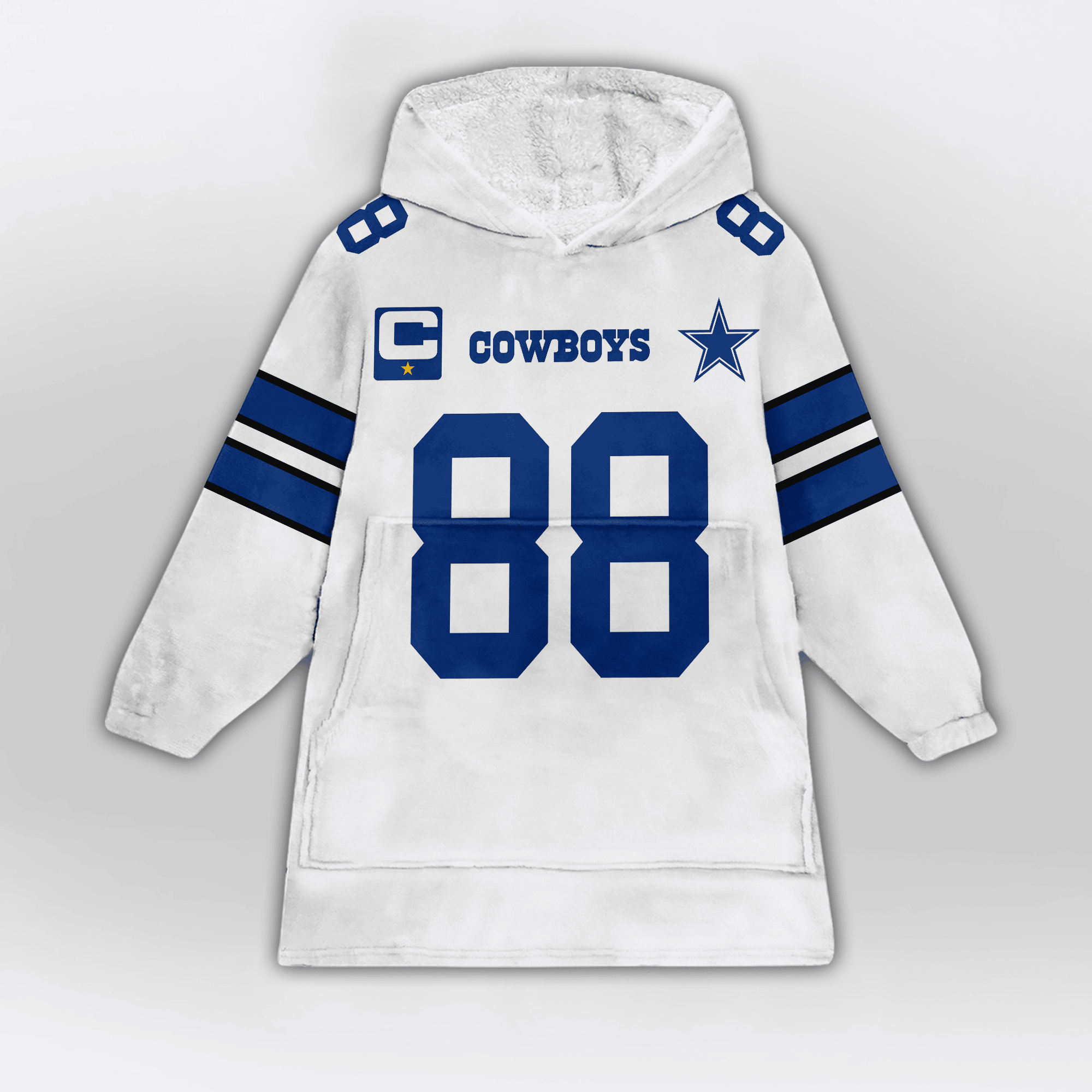 Kid C.L 88 Captain Dallas Football Unisex Blanket Hoodie
