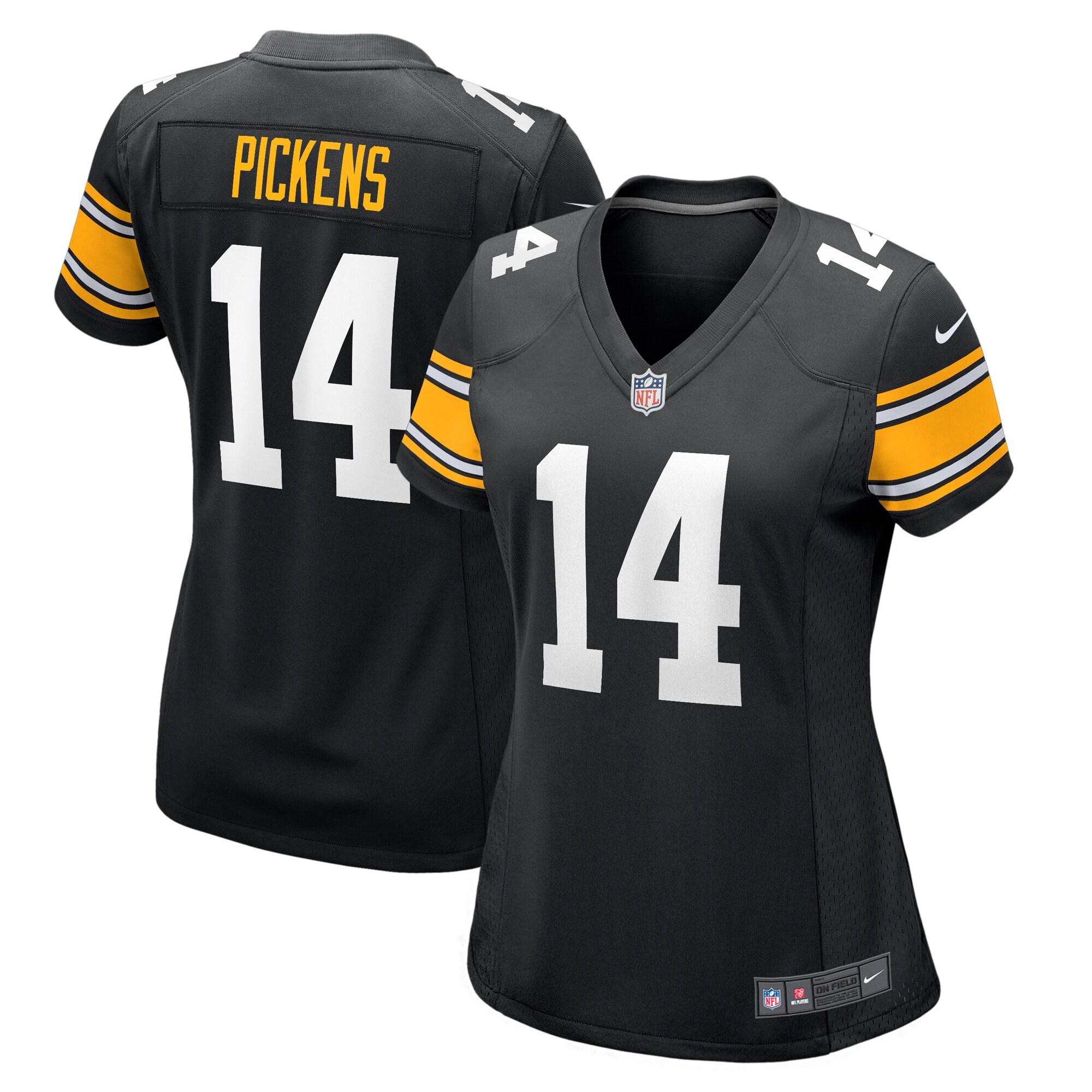 George Pickens Pittsburgh Steelers  Women's Alternate Game Player Jersey - Black