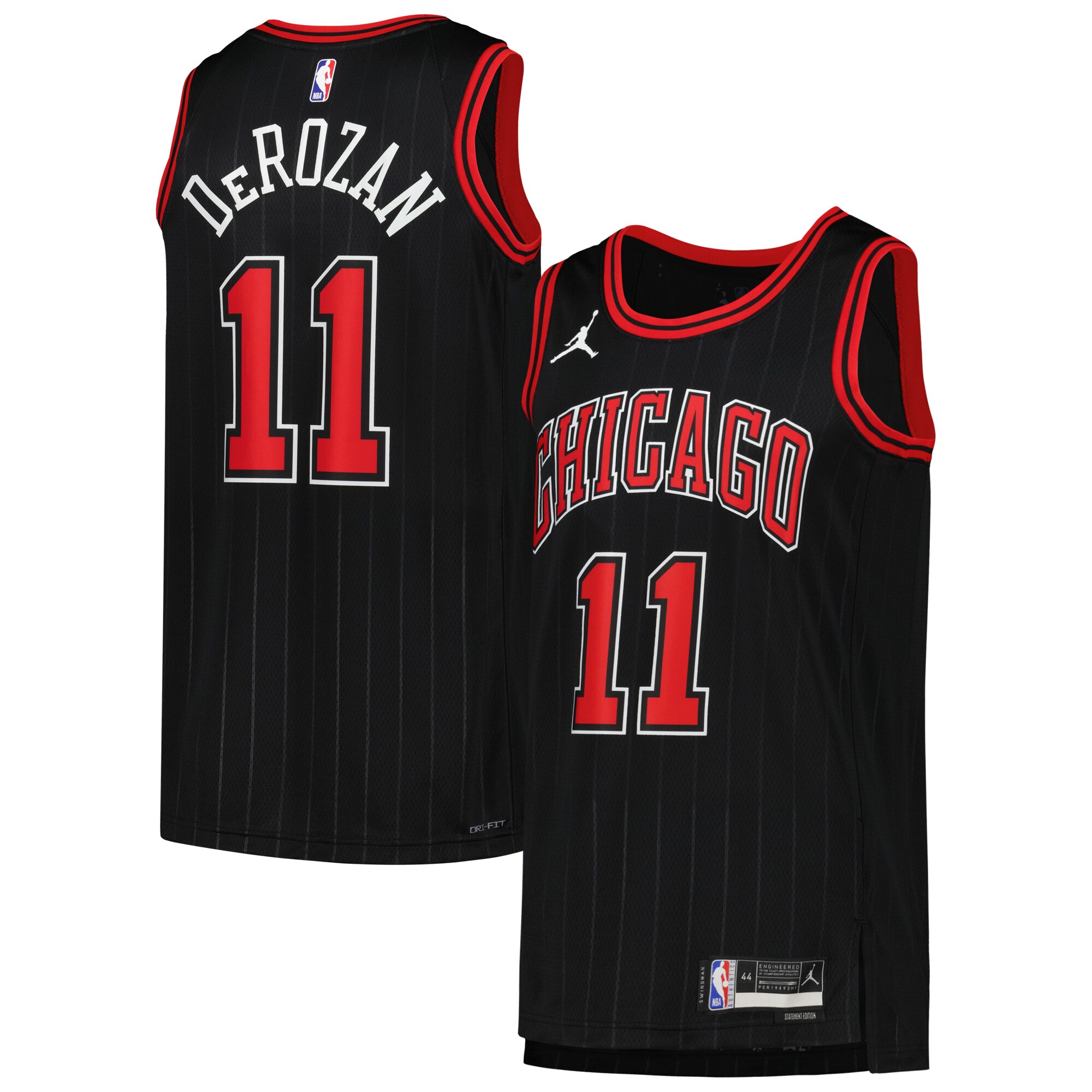 DeMar DeRozan 2022/23 Chicago Bulls  Unisex Swingman Jersey - Statement Edition - Black