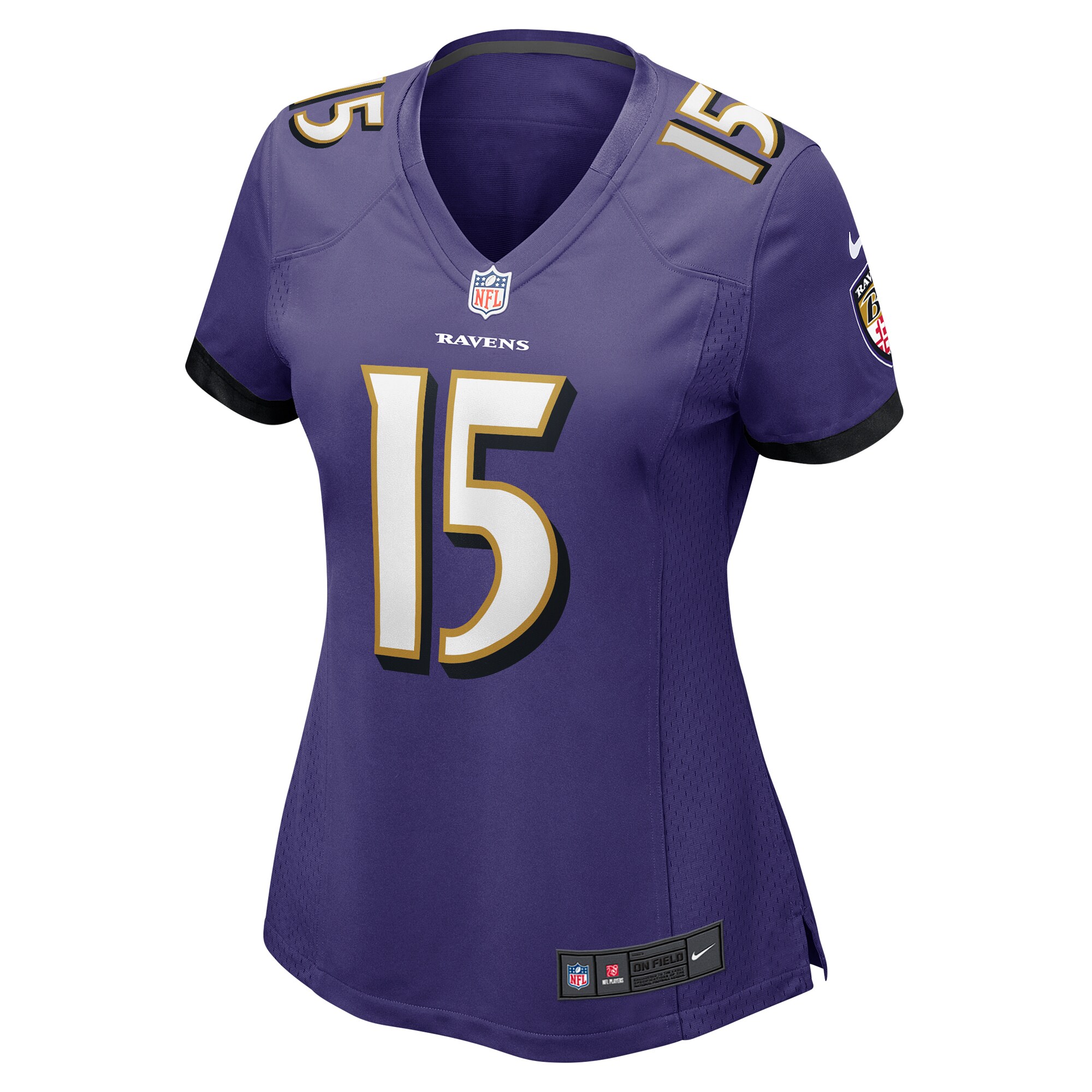 Nelson Agholor Baltimore Ravens Women's Game Jersey - Purple
