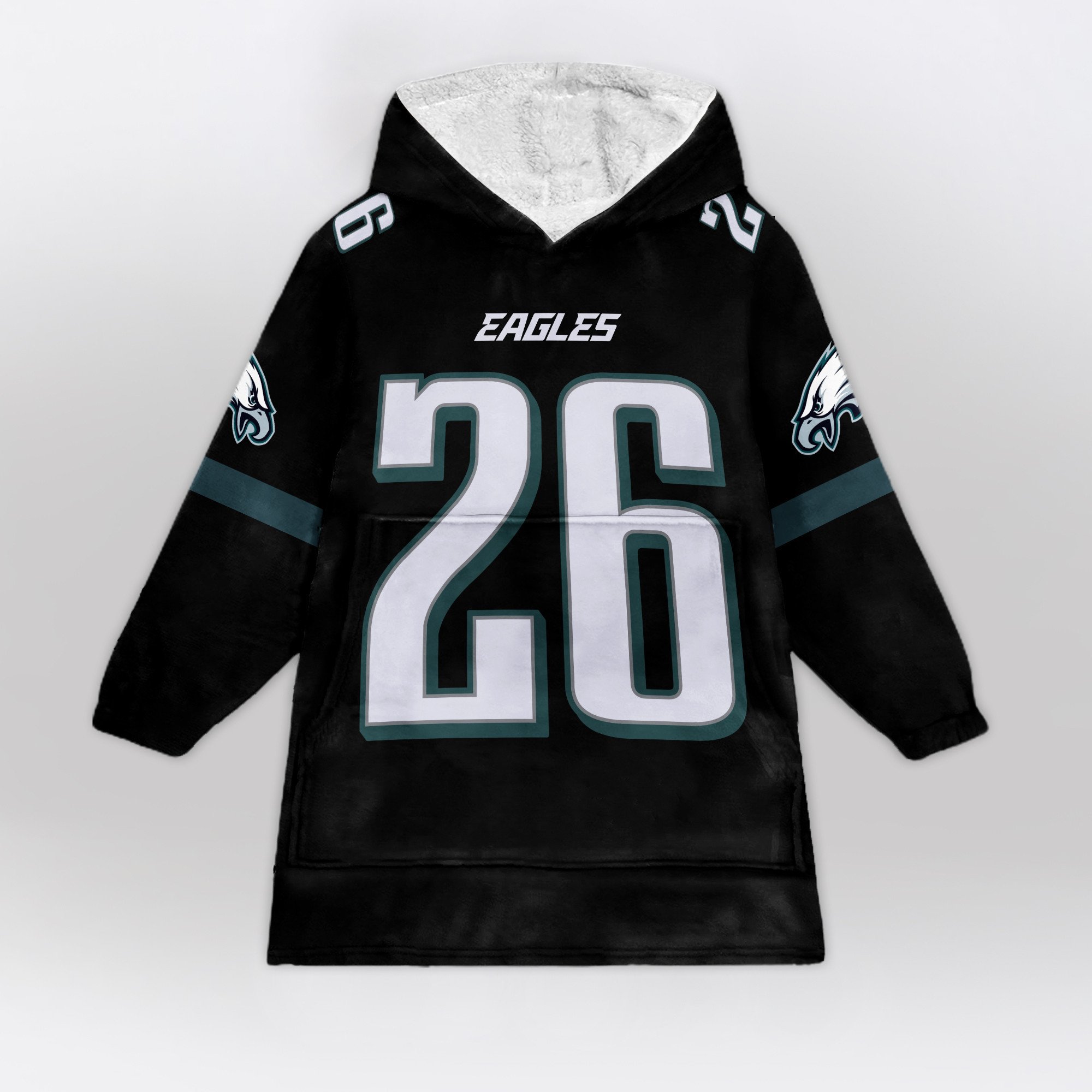 Adult 26 Philadelphia Football Unisex Blanket Hoodie