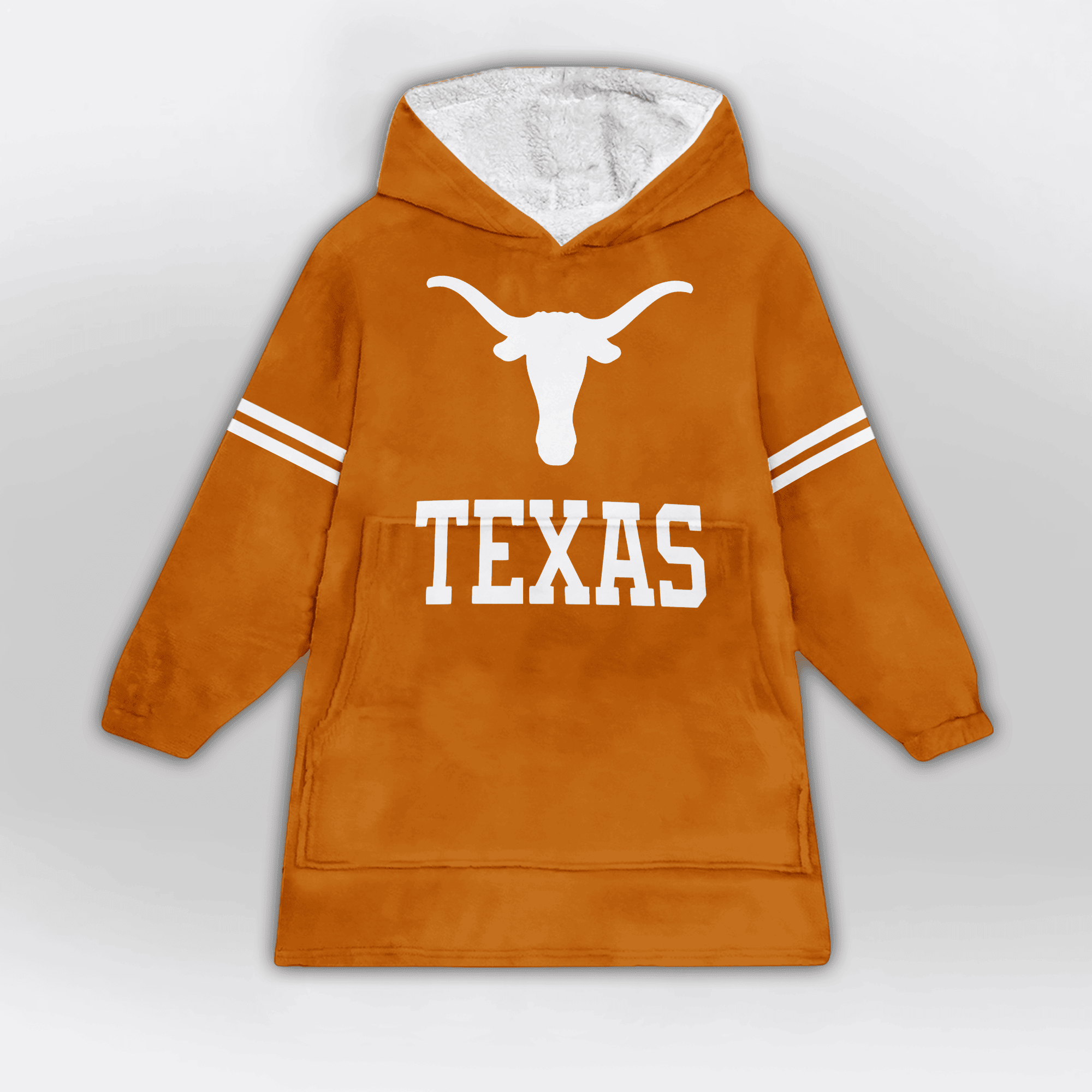 Kid 1 Texas Football Unisex Blanket Hoodie