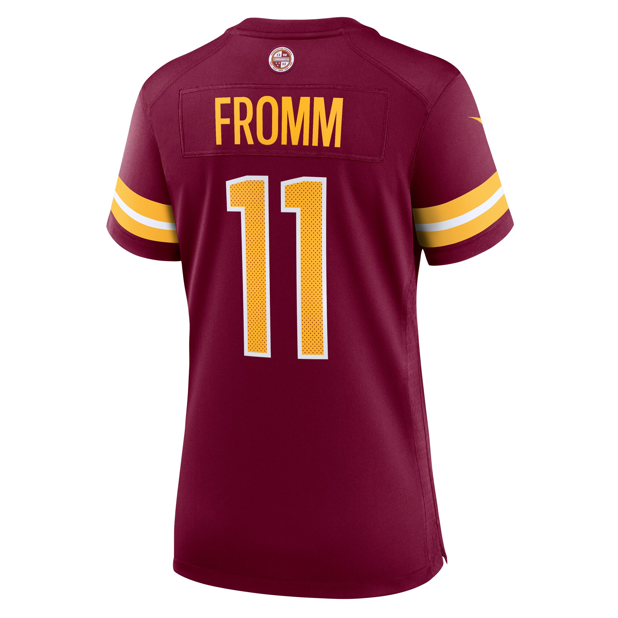 Jake Fromm Washington Commanders  Women's Team Game Jersey - Burgundy